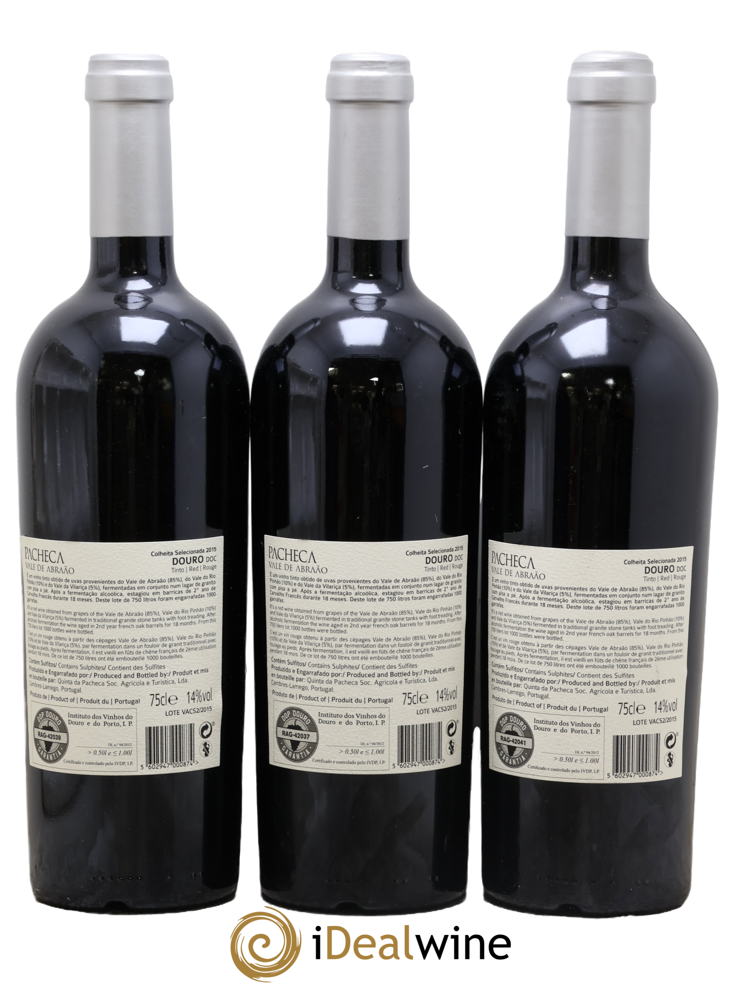 Douro Quinta da Pacheca 2015 - Posten von 3 Flaschen - 1