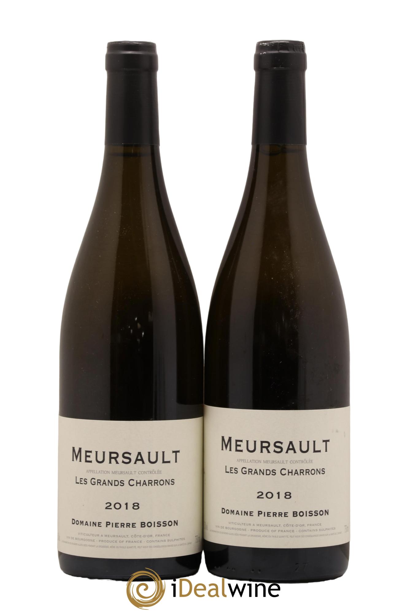 Meursault Les Grands Charrons Pierre Boisson (Domaine) 2018 - Lot de 2 bouteilles - 0