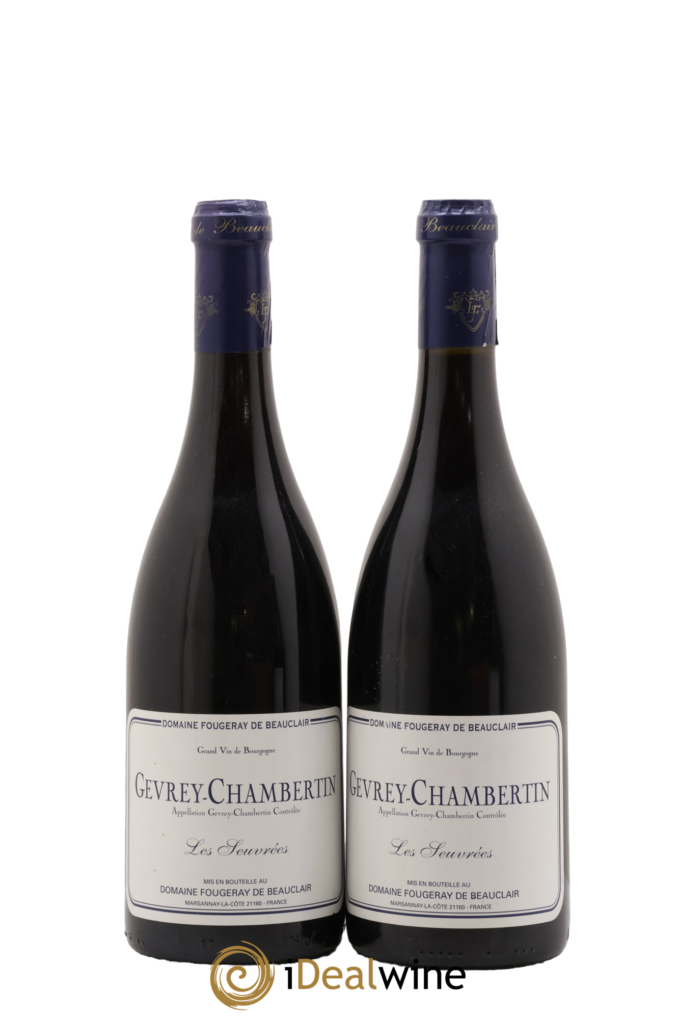 Gevrey-Chambertin Les Seuvrées Fougeray de Beauclair 1999 - Lotto di 2 bottiglie - 0