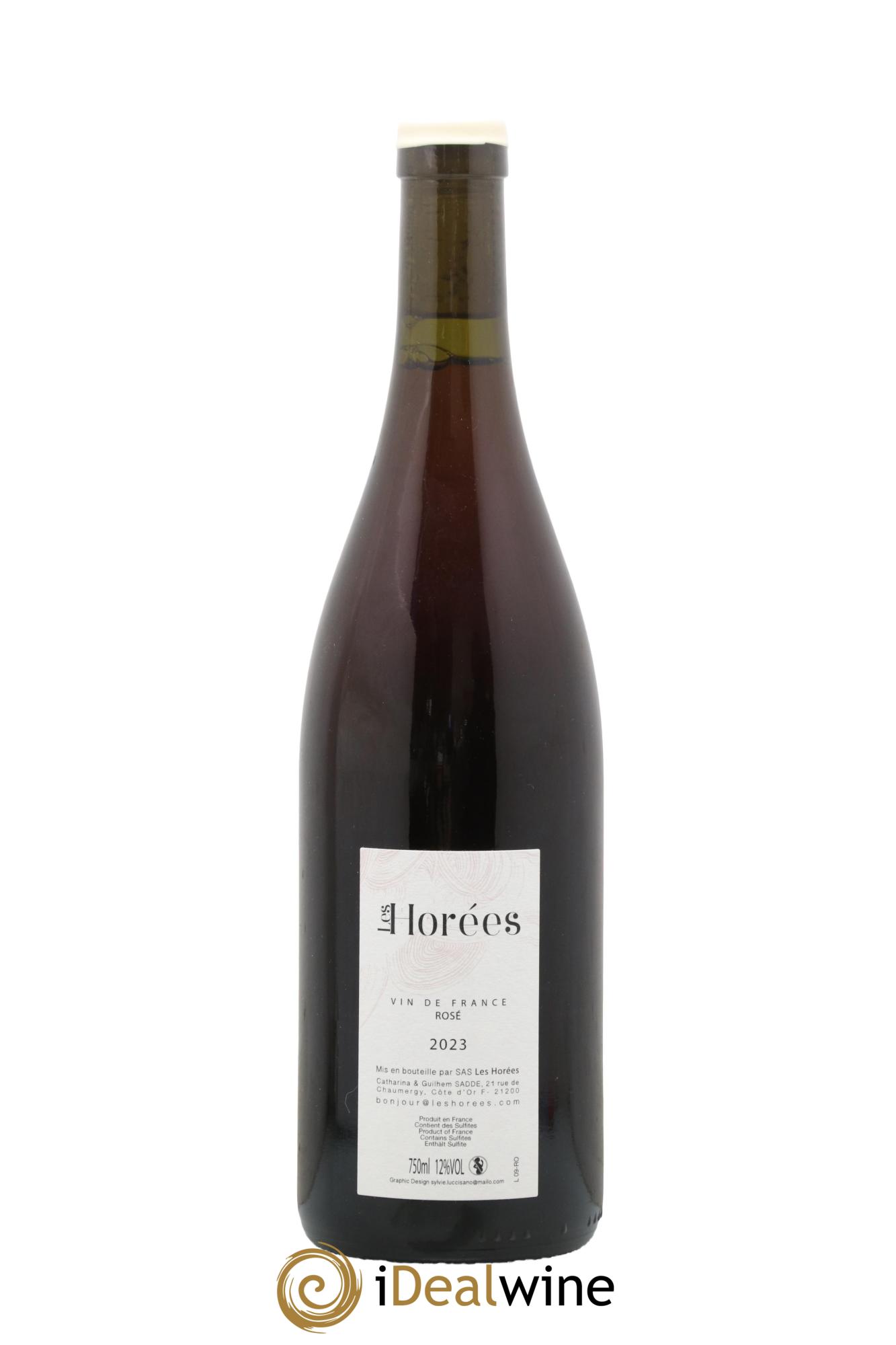 Bourgogne Rosé Bonheur Les Horées 2023 - Lot de 1 bouteille - 1