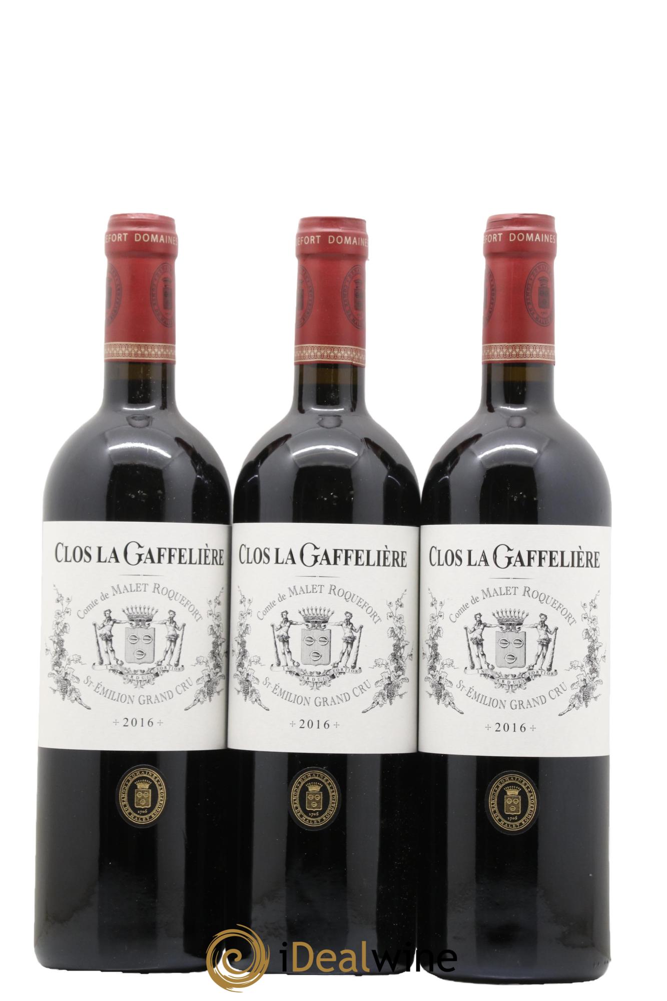 Saint-Émilion Grand Cru Clos la Gaffelière 2016 - Lot de 3 bouteilles - 0
