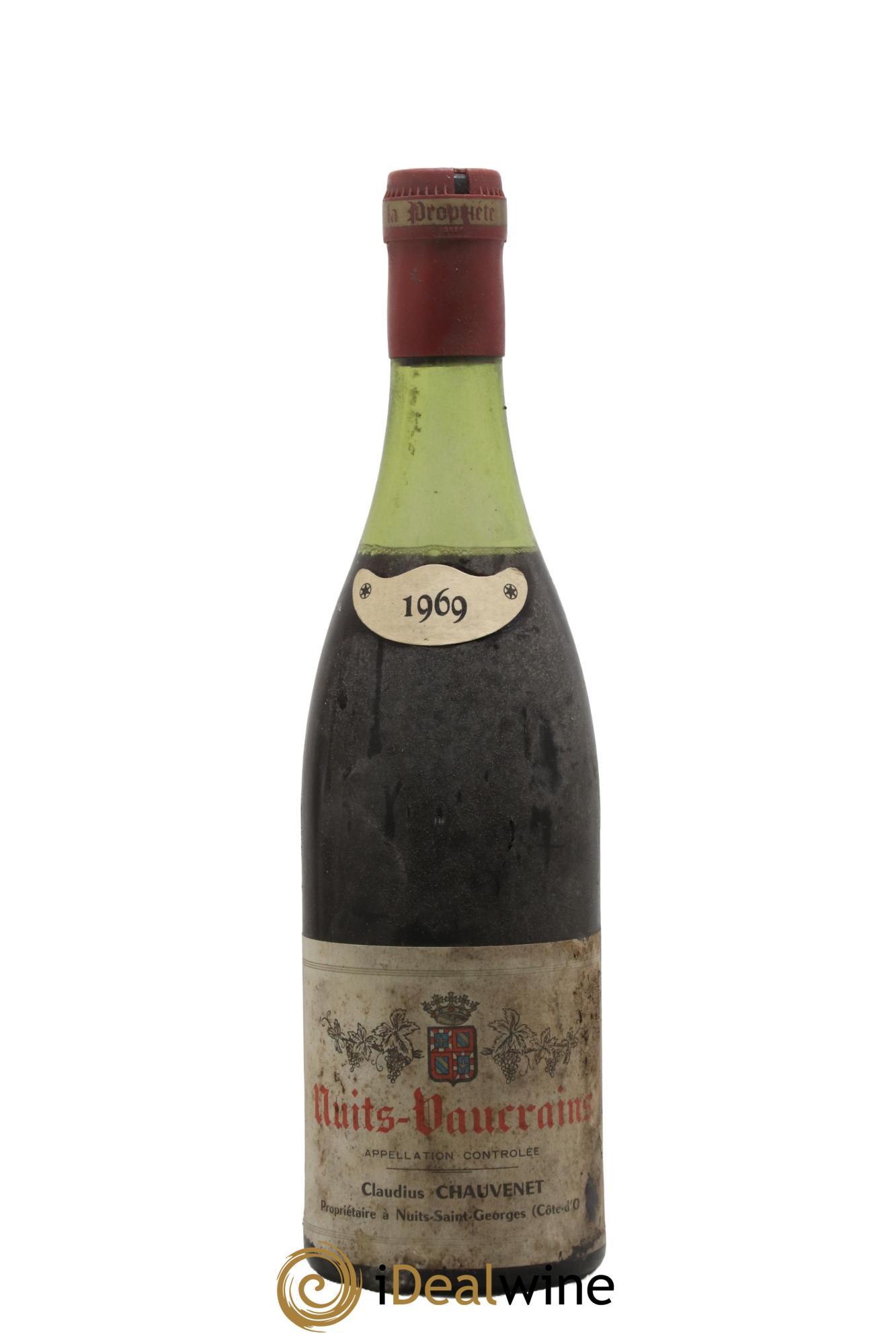 Nuits-Saint-Georges Vaucrains Claudius Chauvenet 1969 - Posten von 1 Flasche - 0