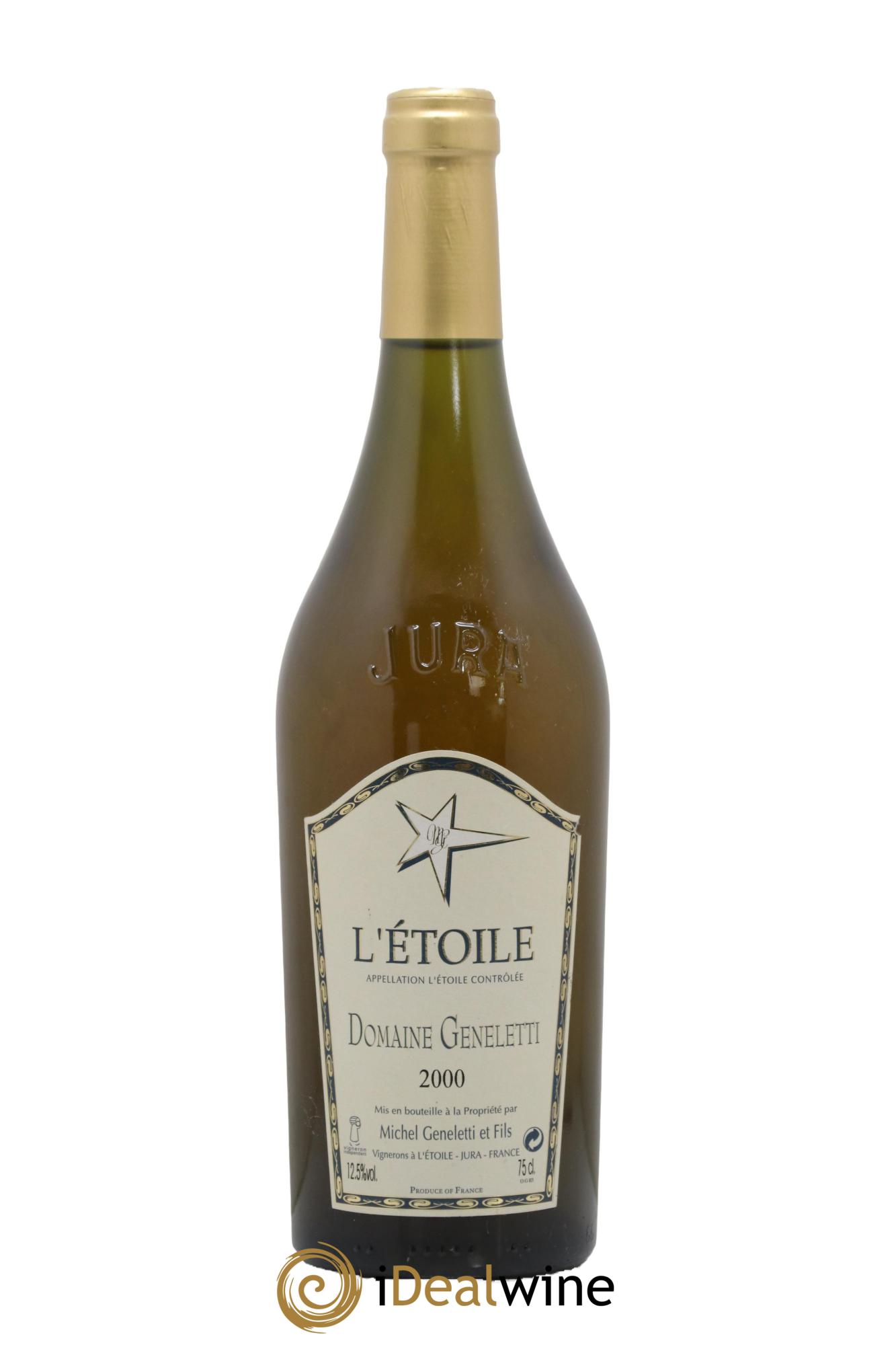 L'Etoile Domaine Geneletti 2000 - Lot de 1 bouteille - 0