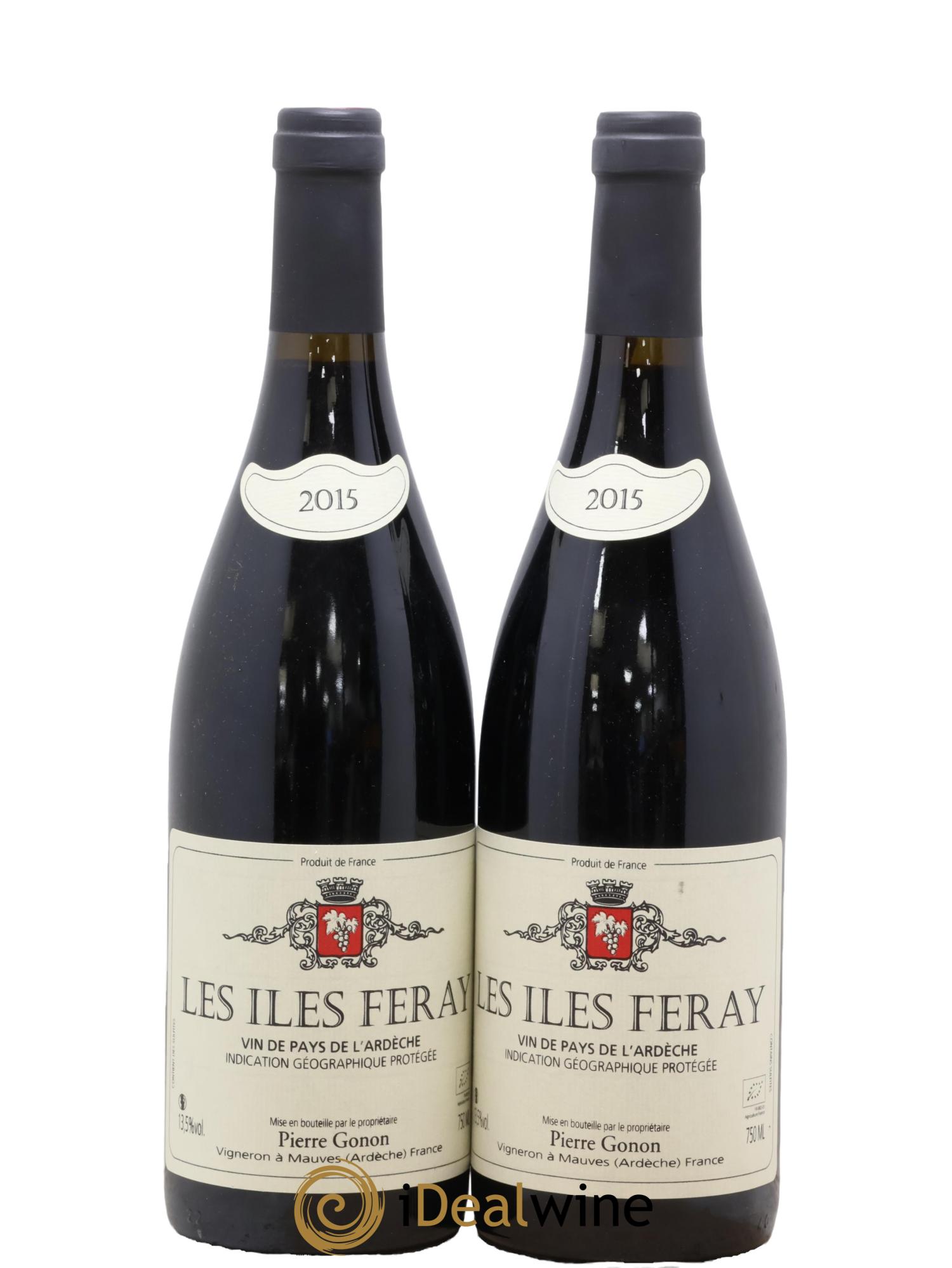 Ardèche Les Iles Feray Gonon (Domaine) 2015 - Lot de 2 bouteilles - 0