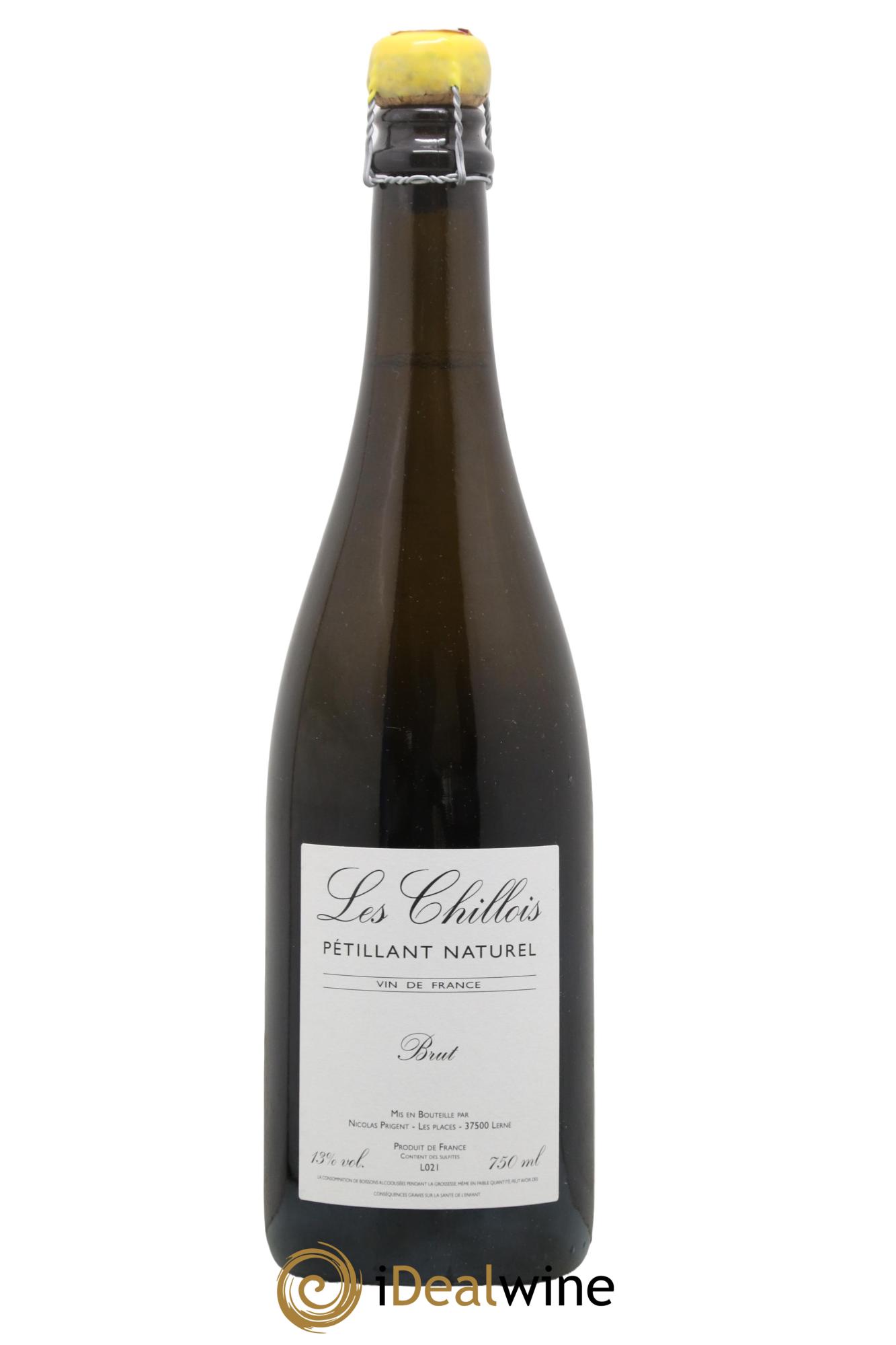 Vin de France Brut Pétillant Naturel Les Chillois Domaine Nicolas Prigent 2021 - Lot de 1 bouteille - 0