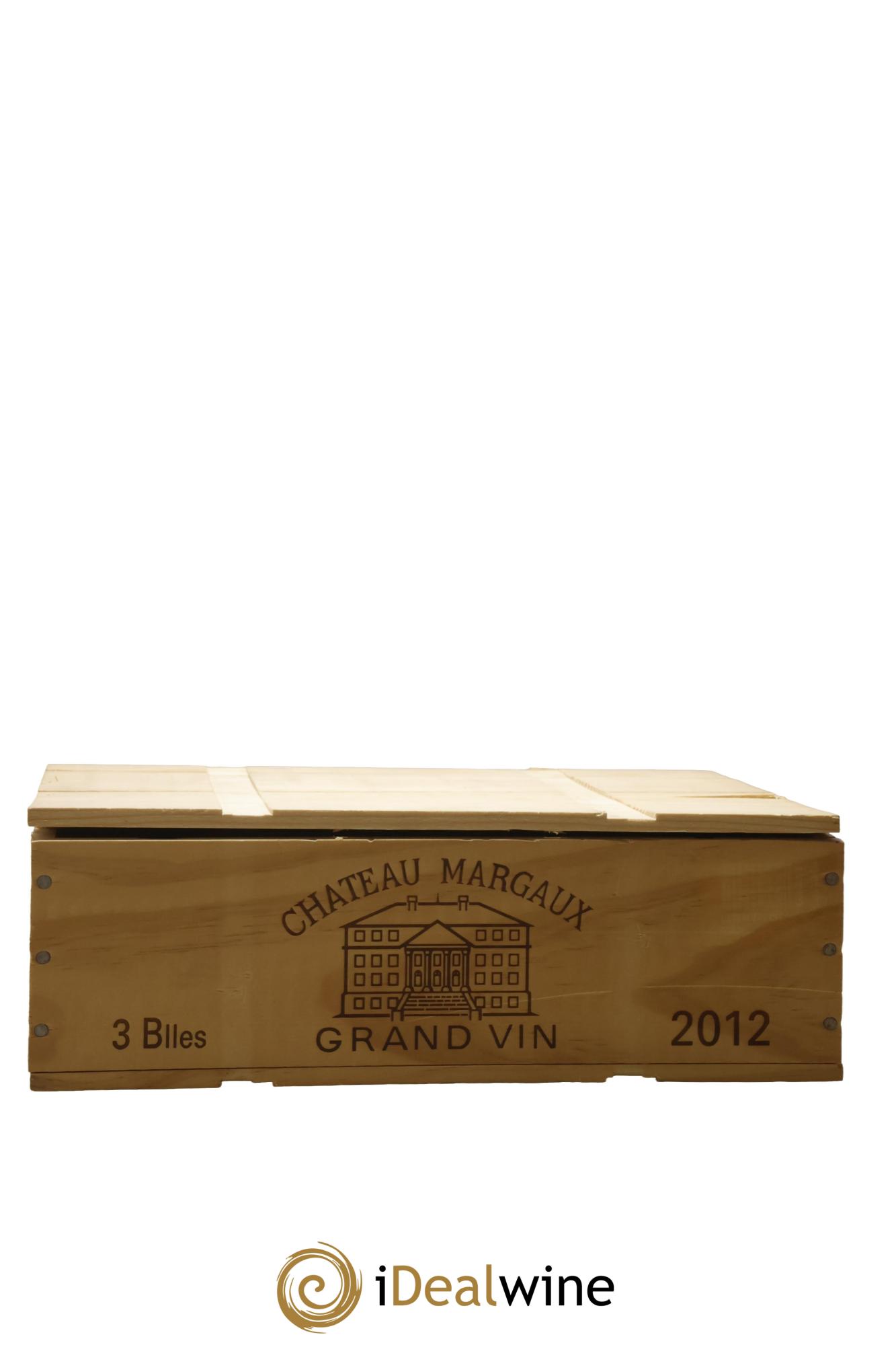 Château Margaux 1er Grand Cru Classé 2012 - Lot de 3 bouteilles - 3