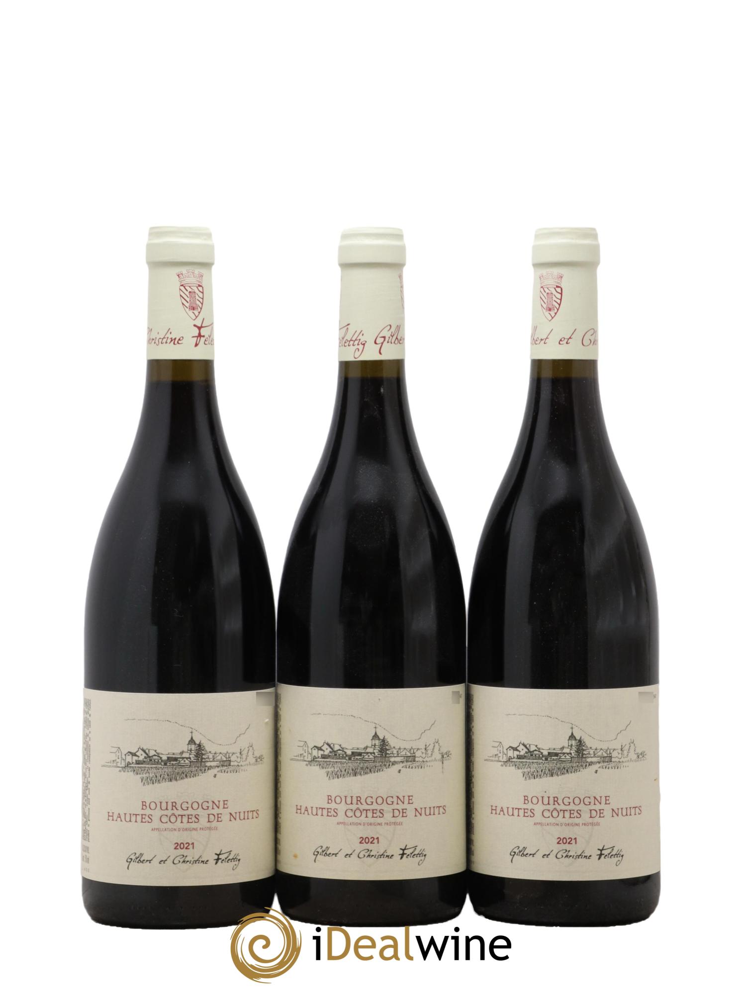 Hautes-Côtes de Nuits Domaine Felettig 2021 - Lot de 3 bouteilles - 0