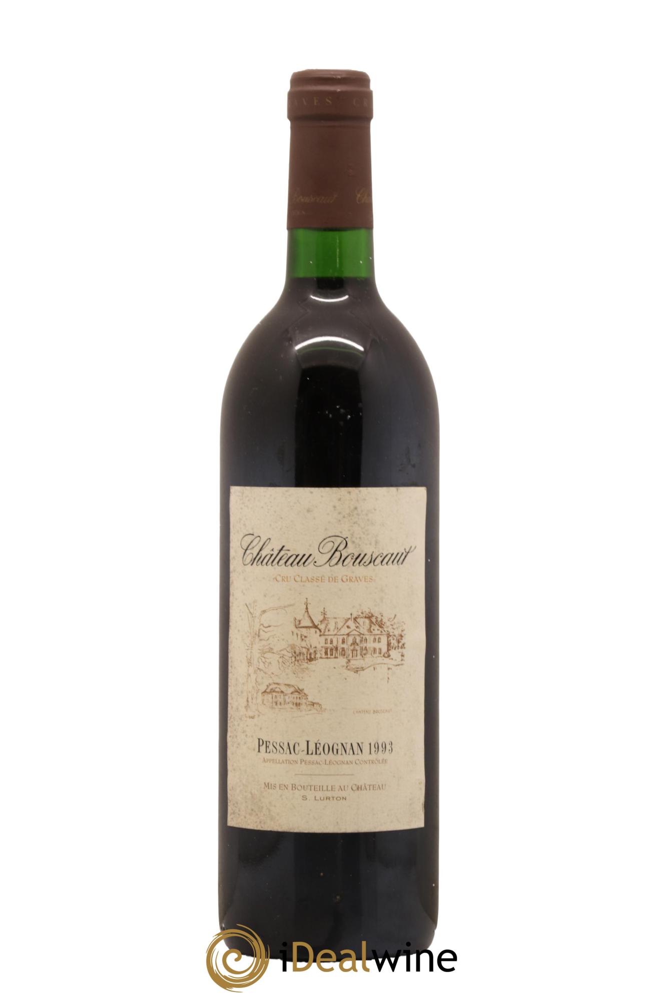Château Bouscaut Cru Classé de Graves 1993 - Lot de 1 bouteille - 0