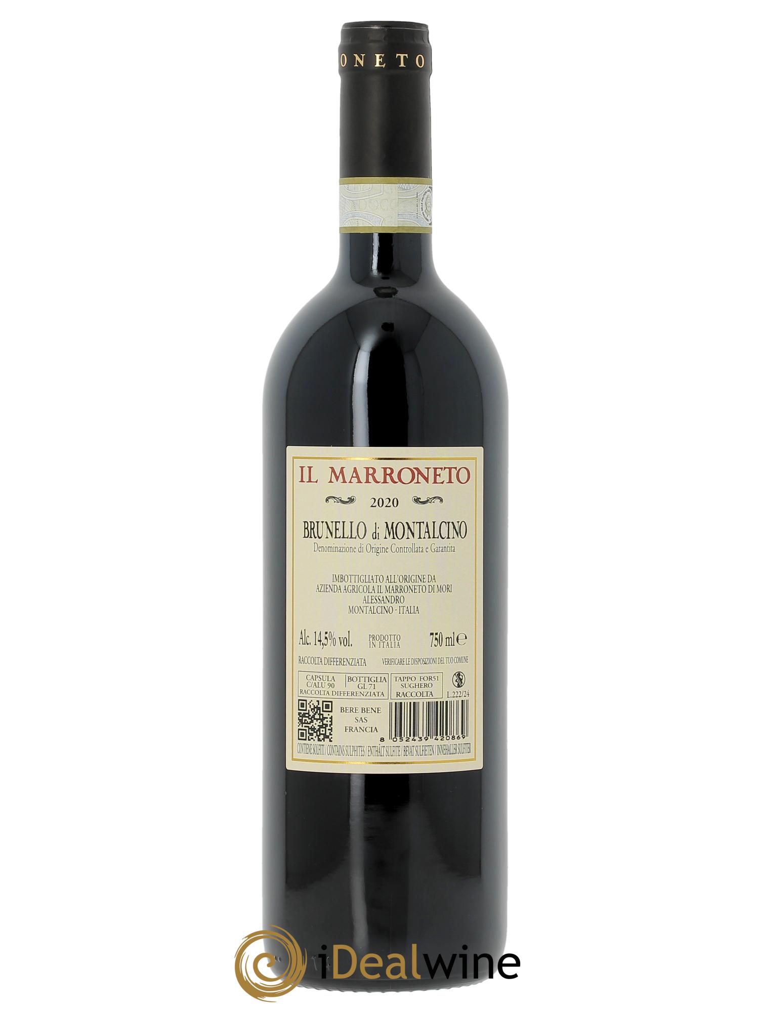 Brunello di Montalcino DOCG Il Marroneto 2020 - Lotto di 1 bottiglia - 1