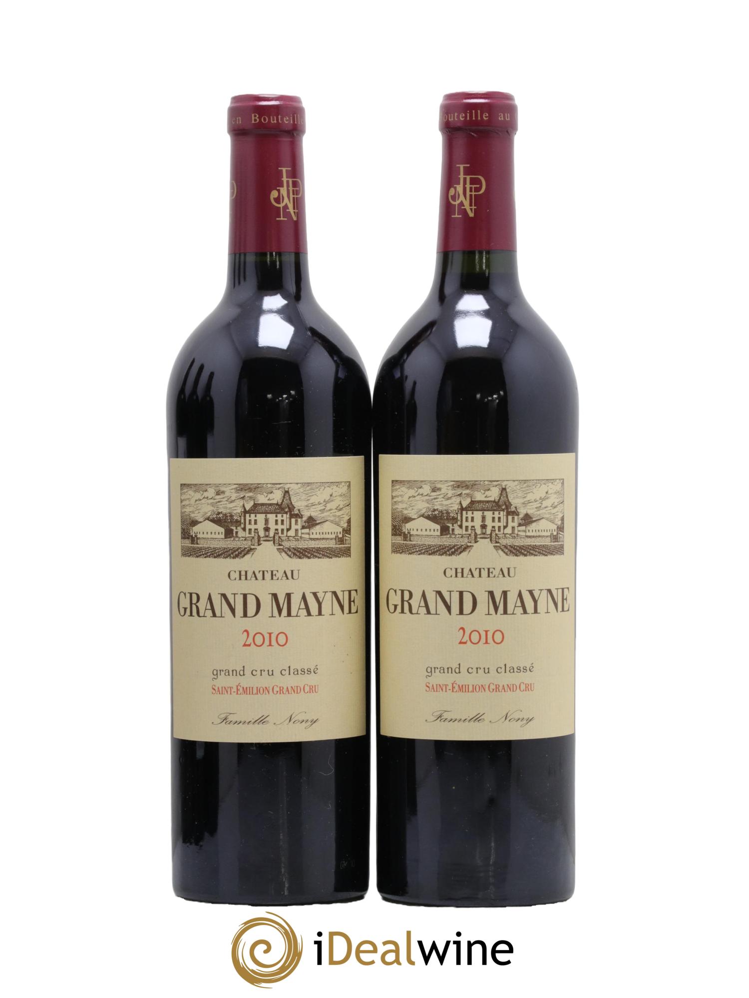 Château Grand Mayne Grand Cru Classé 2010 - Lot de 2 bouteilles - 0