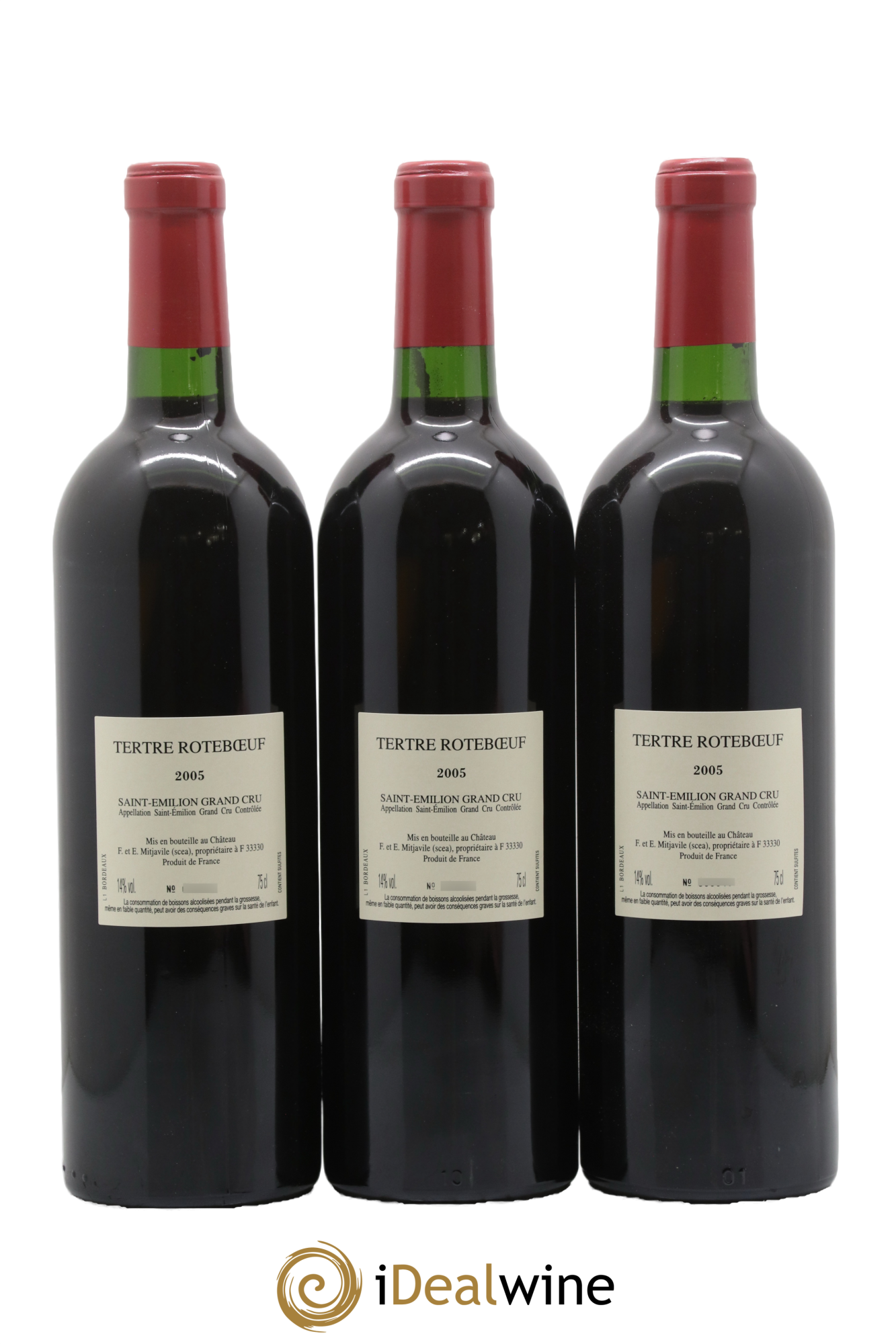 Château Tertre Roteboeuf 2005 - Lot of 6 bottles - 4