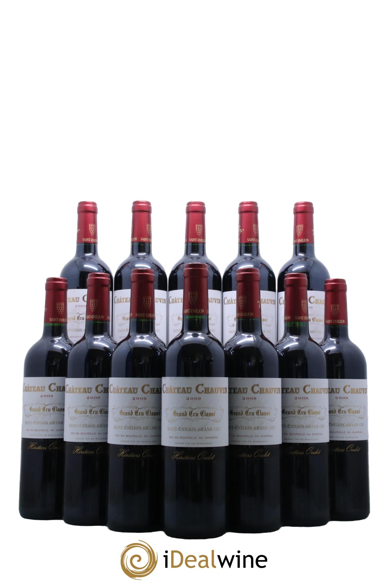 Château Chauvin Grand Cru Classé 2009 - Lot de 12 bouteilles - 0
