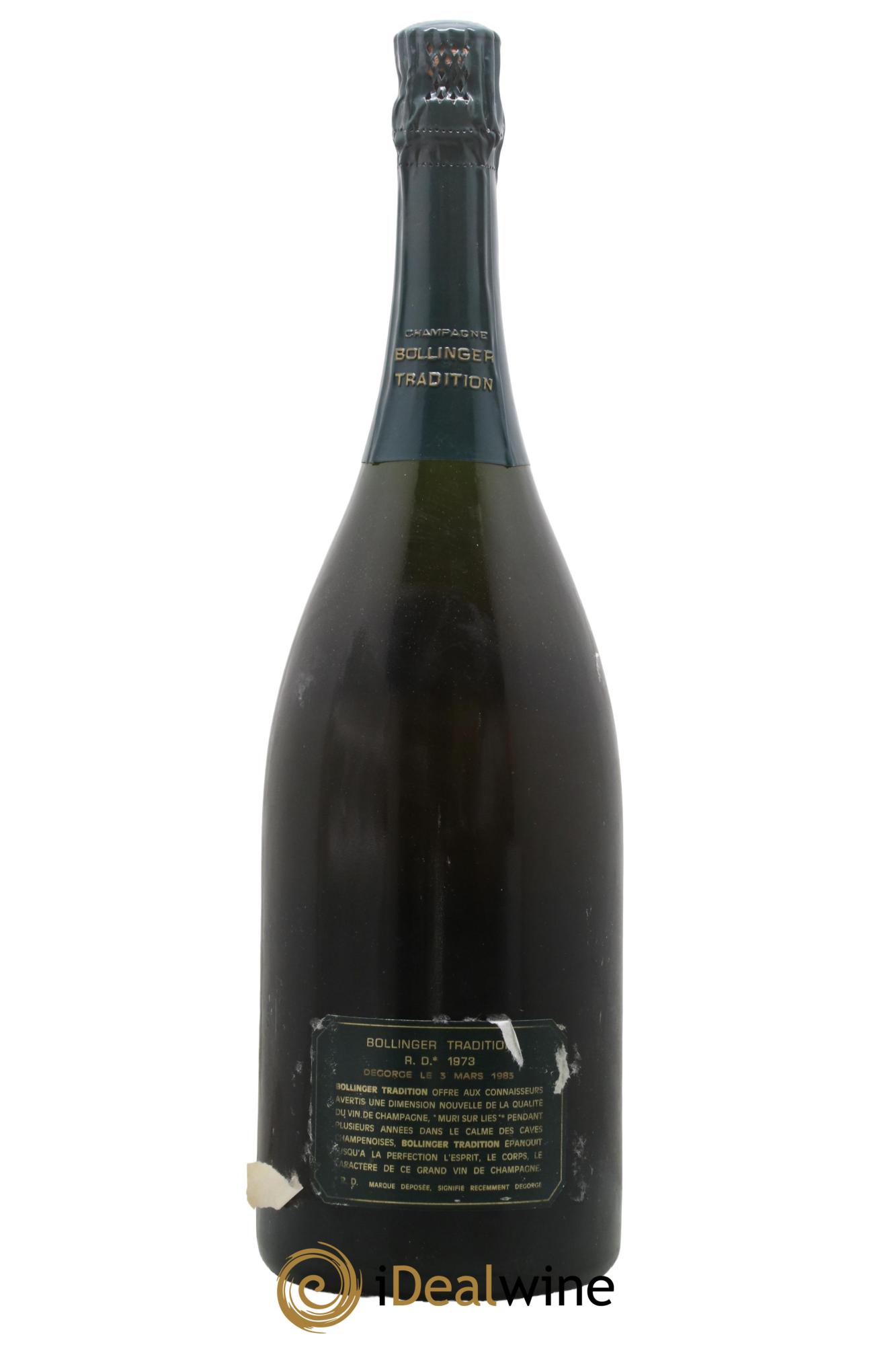 R.D. Extra-Brut Bollinger 1973 - Lotto di 1 magnum - 1