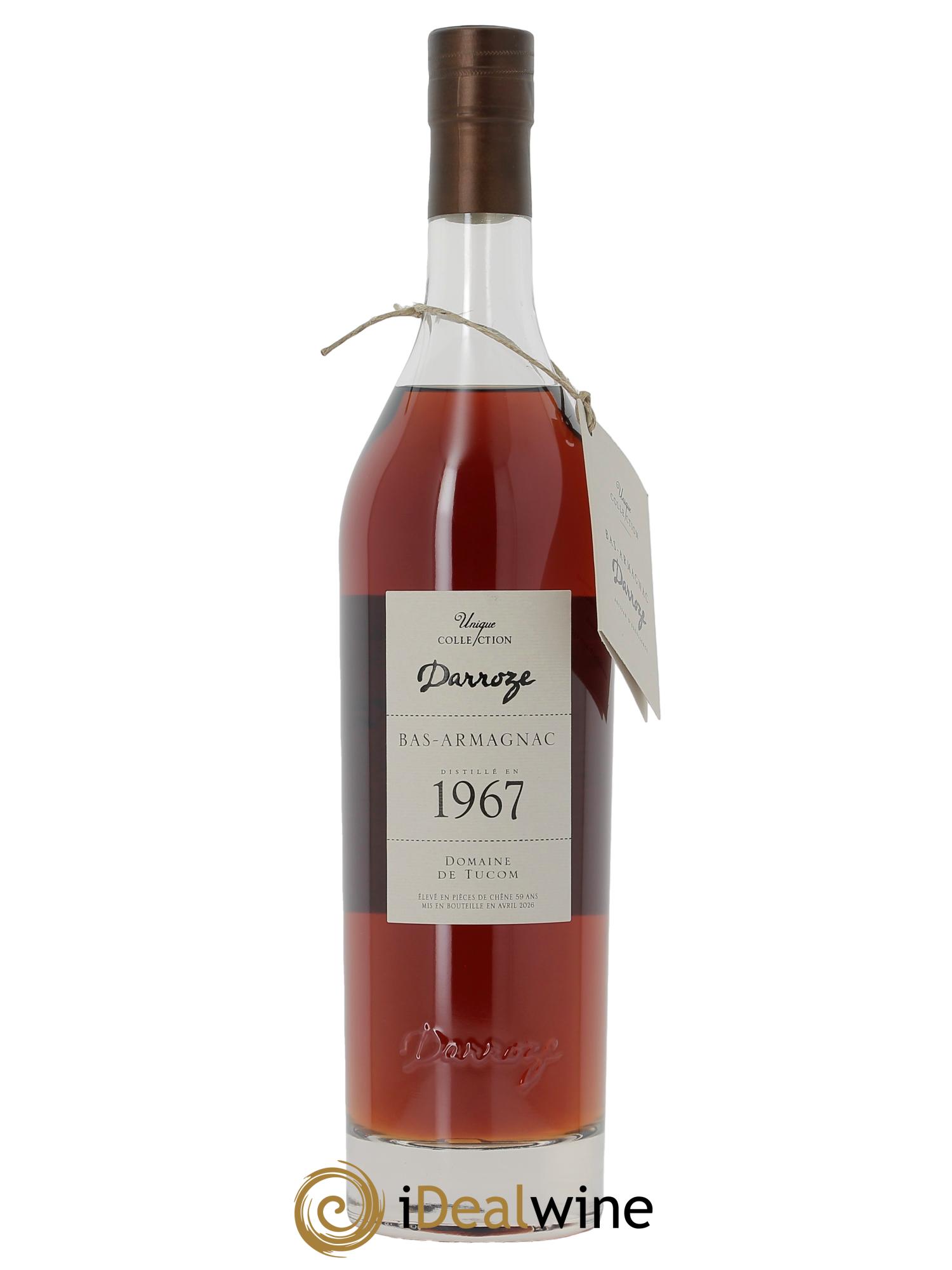Bas-Armagnac Domaine de Tucom (42,5°) Darroze 1967 - Lotto di 1 bottiglia - 1