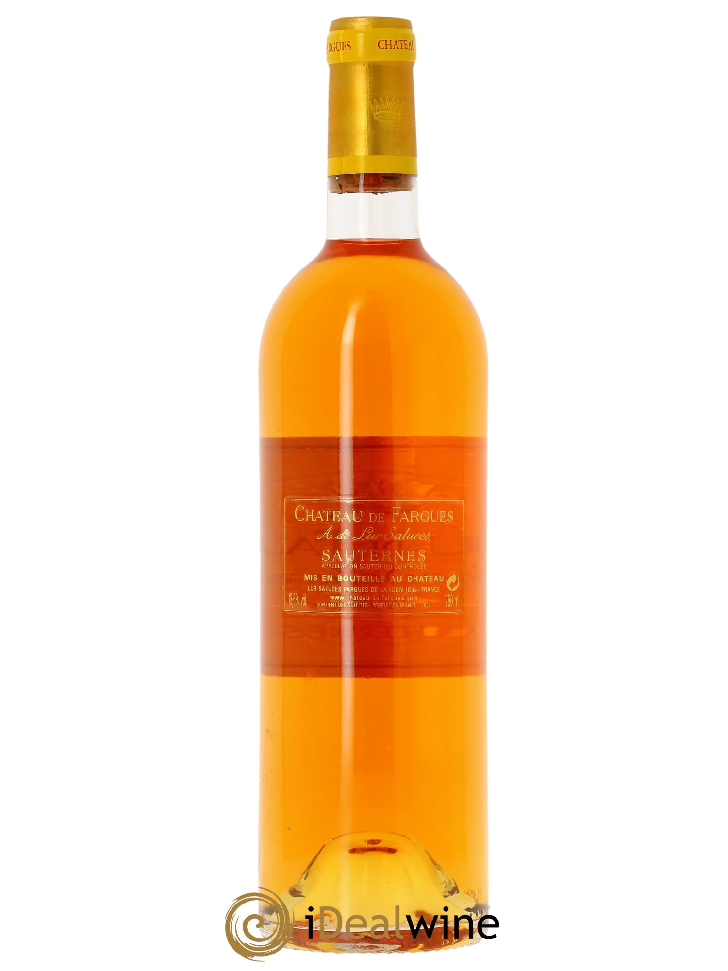 Château de Fargues (Cassetta in legno a partire da 6 bt) 2005 - Lotto di 1 bottiglia - 1