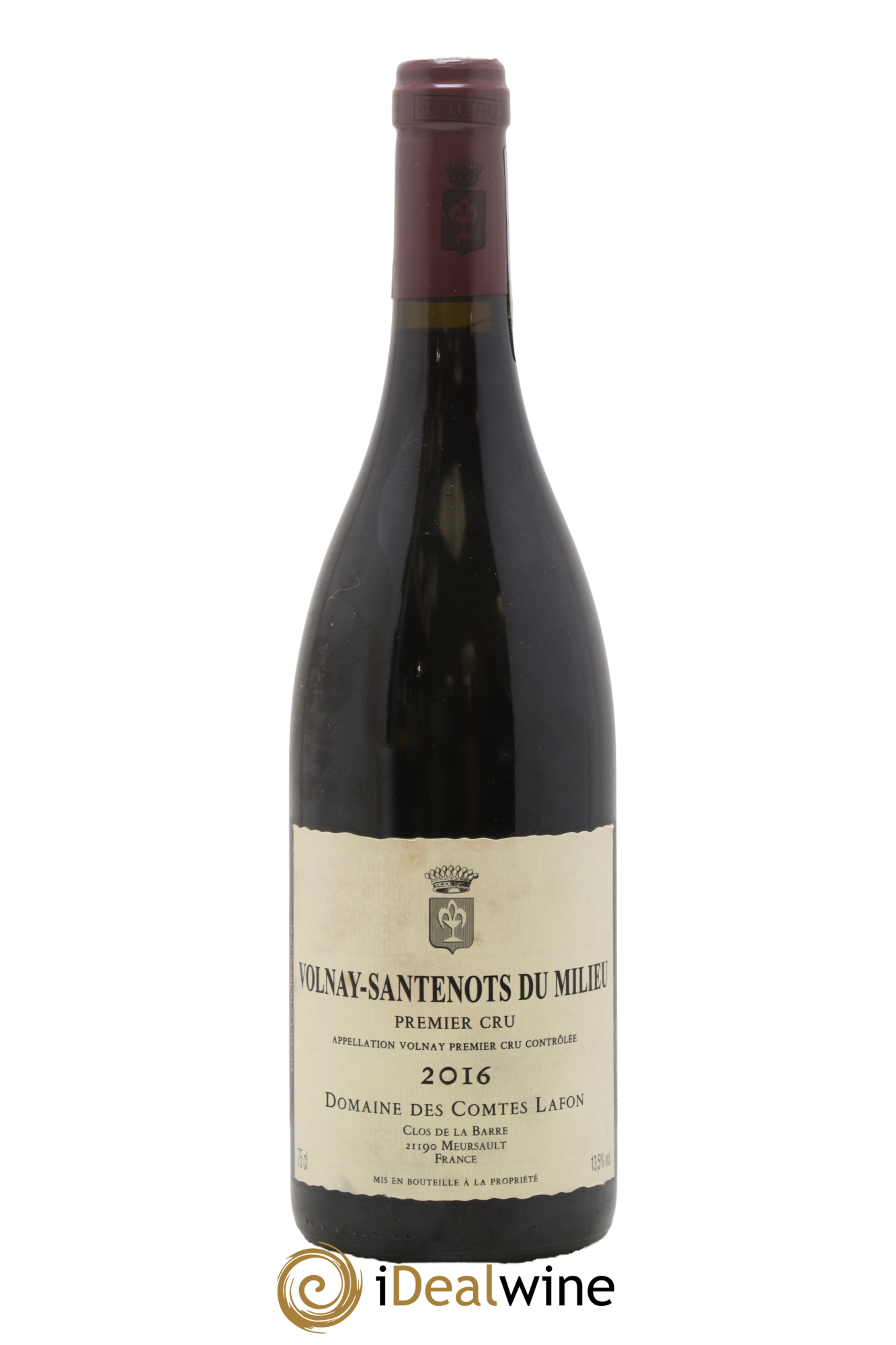 Volnay 1er Cru Santenots du Milieu Comtes Lafon (Domaine des) 2016 - Lot de 1 bouteille - 0