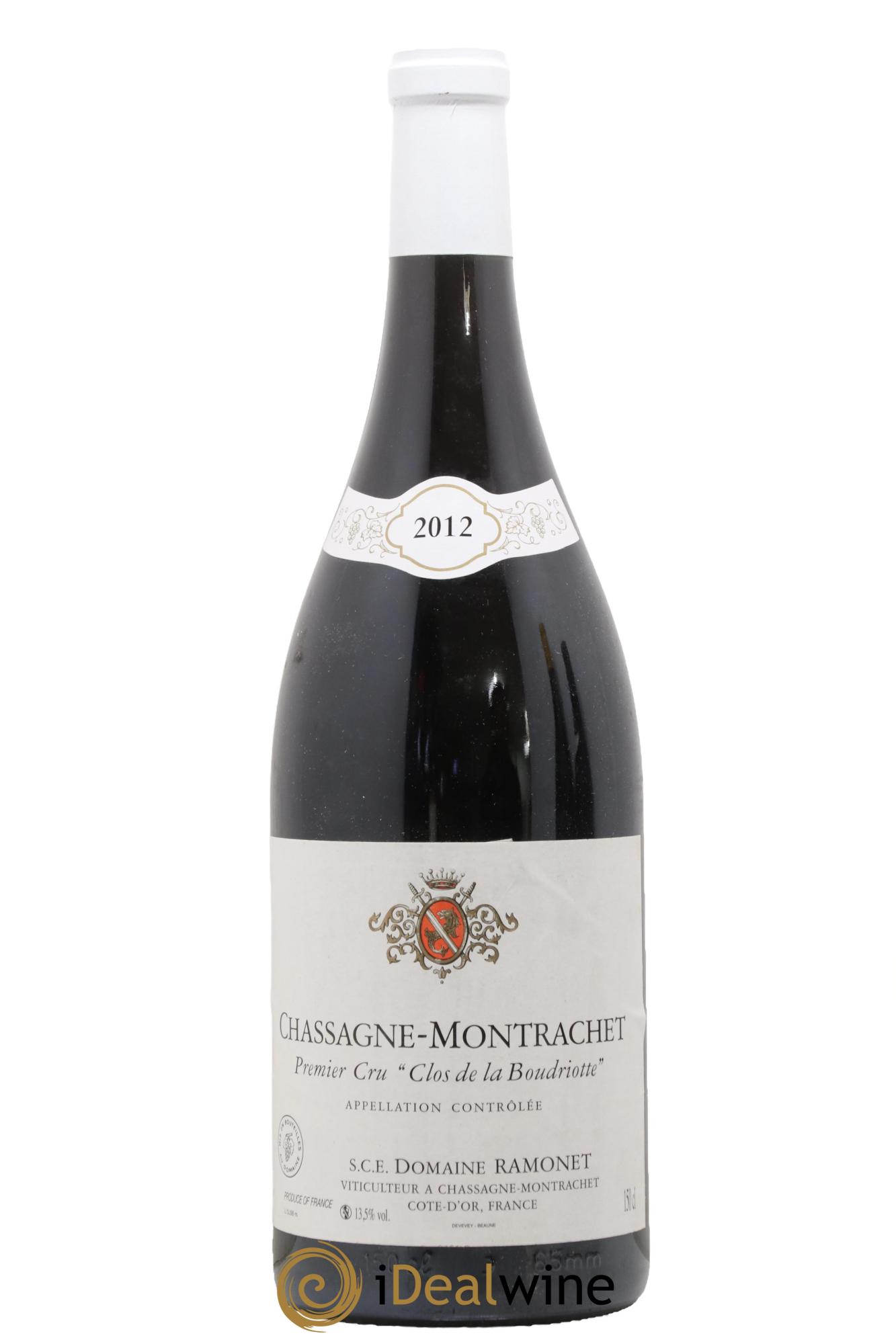 Chassagne-Montrachet 1er Cru Clos de la Boudriotte Ramonet (Domaine) 2012 - Lot de 1 magnum - 0