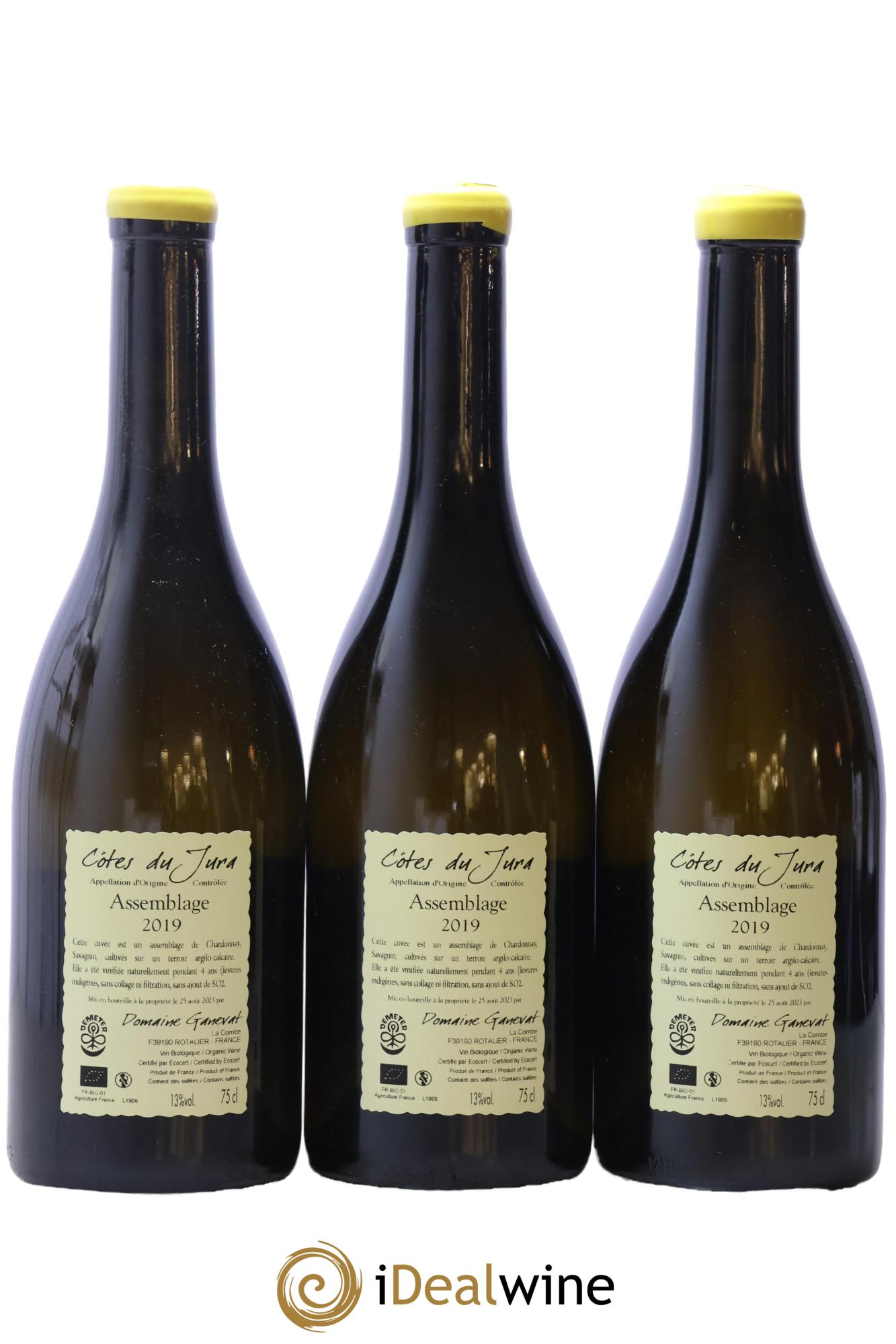 Côtes du Jura Cuvée Orégane Jean-François Ganevat (Domaine) 2019 - Lot de 3 bouteilles - 1