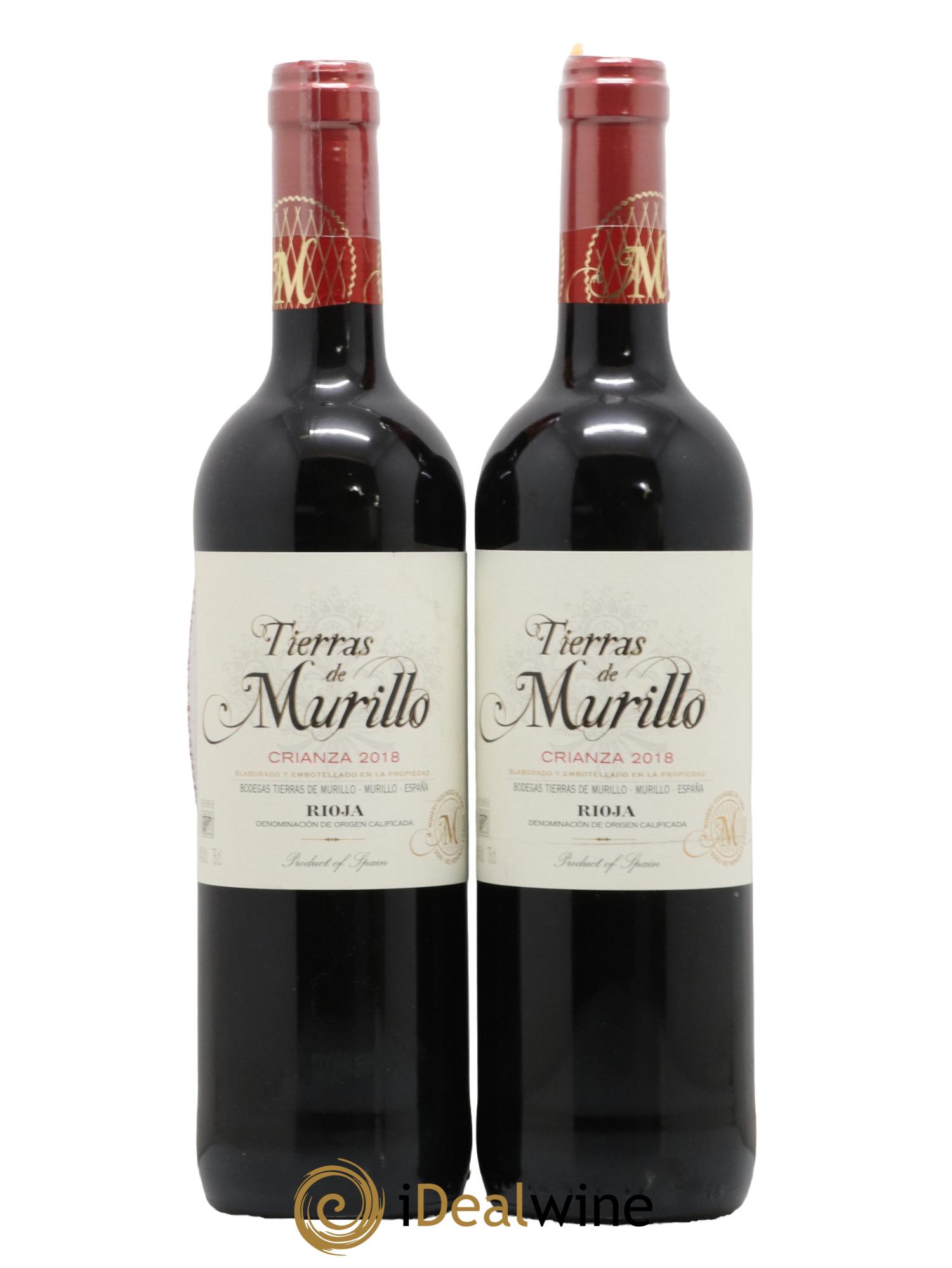 Rioja DOCA Tierras de Murillo Crianza 2018 - Lot of 2 bottles - 0