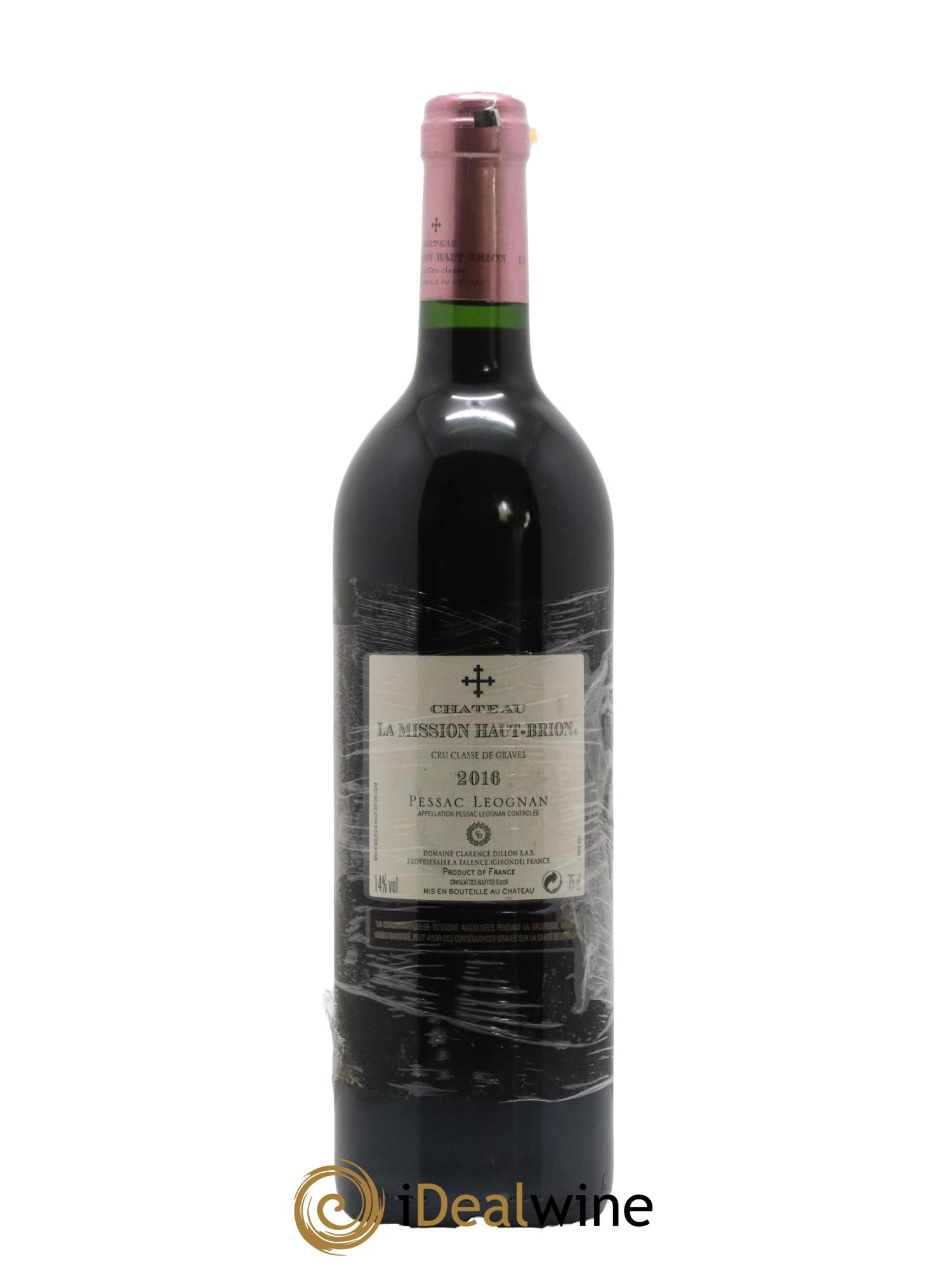 Château la Mission Haut-Brion Cru Classé de Graves 2016 - Lot de 1 bouteille - 1