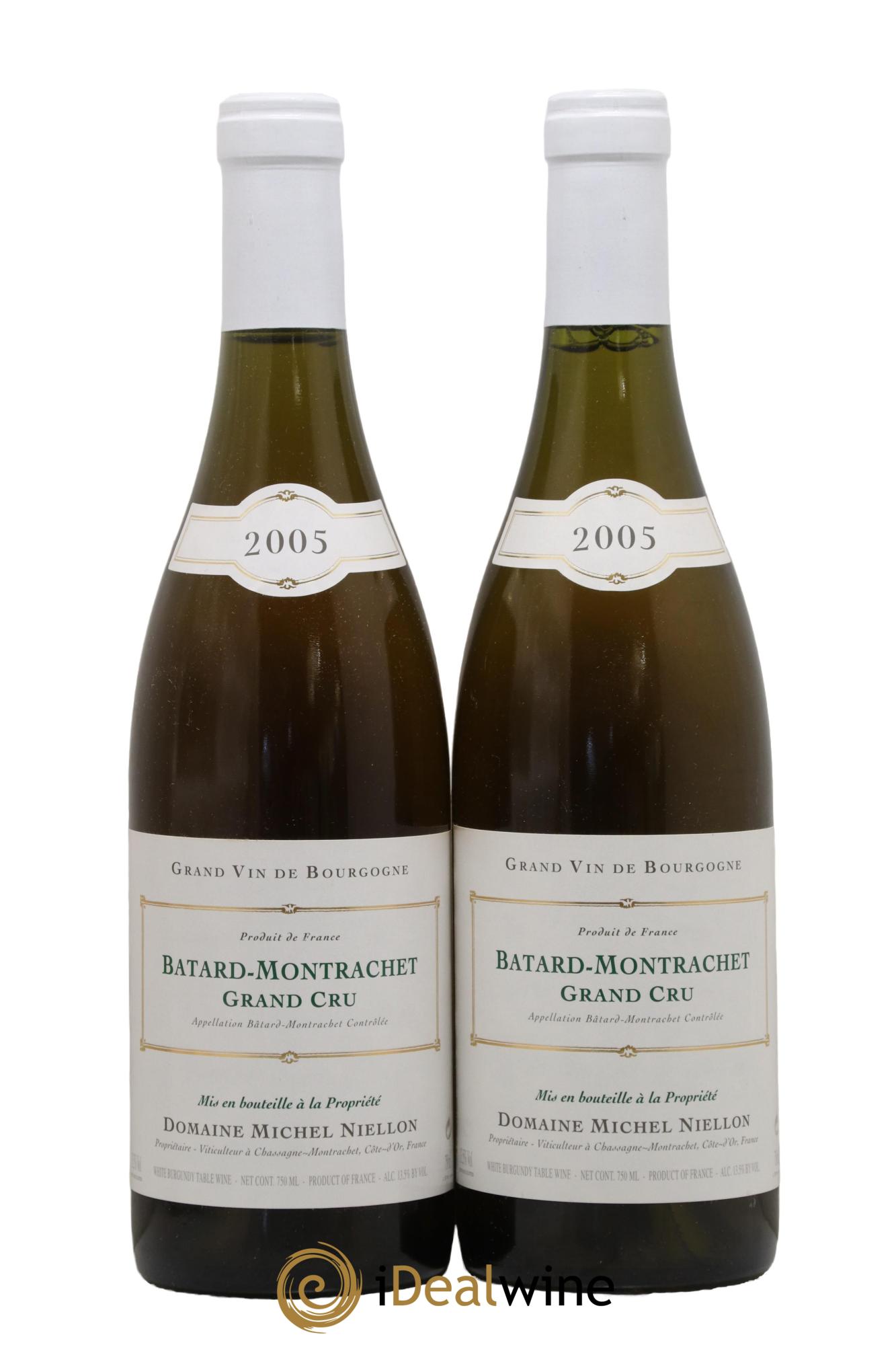 Bâtard-Montrachet Grand Cru Michel Niellon (Domaine) 2005 - Lot of 2 bottles - 0
