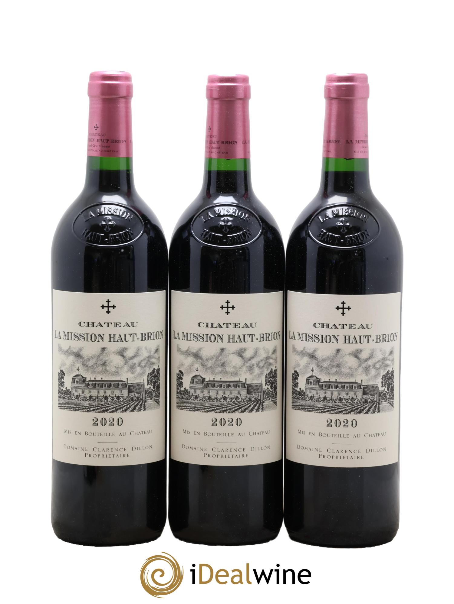 Château la Mission Haut-Brion Cru Classé de Graves 2020 - Lot of 6 bottles - 1