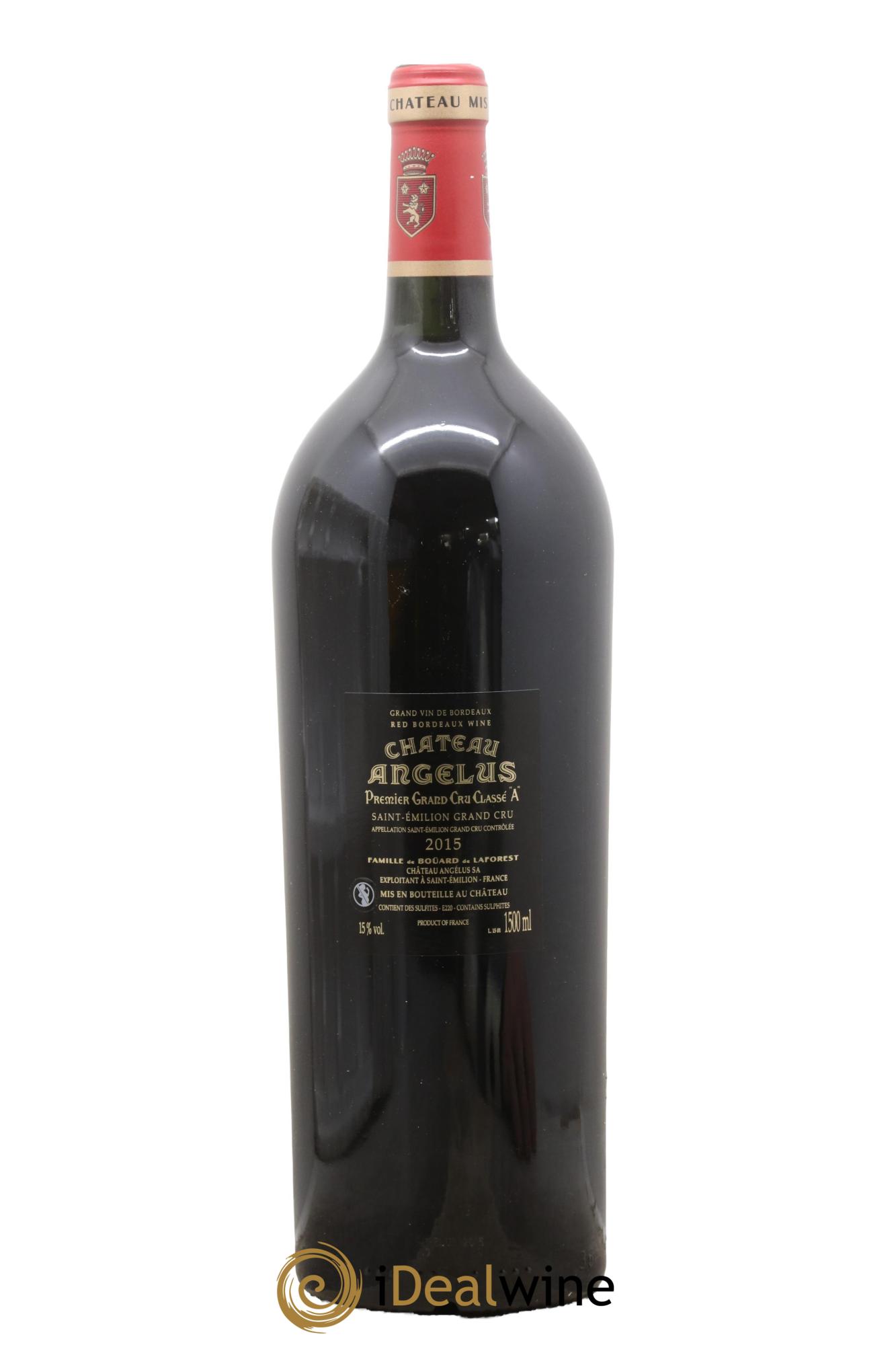 Château Angélus 1er Grand Cru Classé A 2015 - Lot de 1 magnum - 1