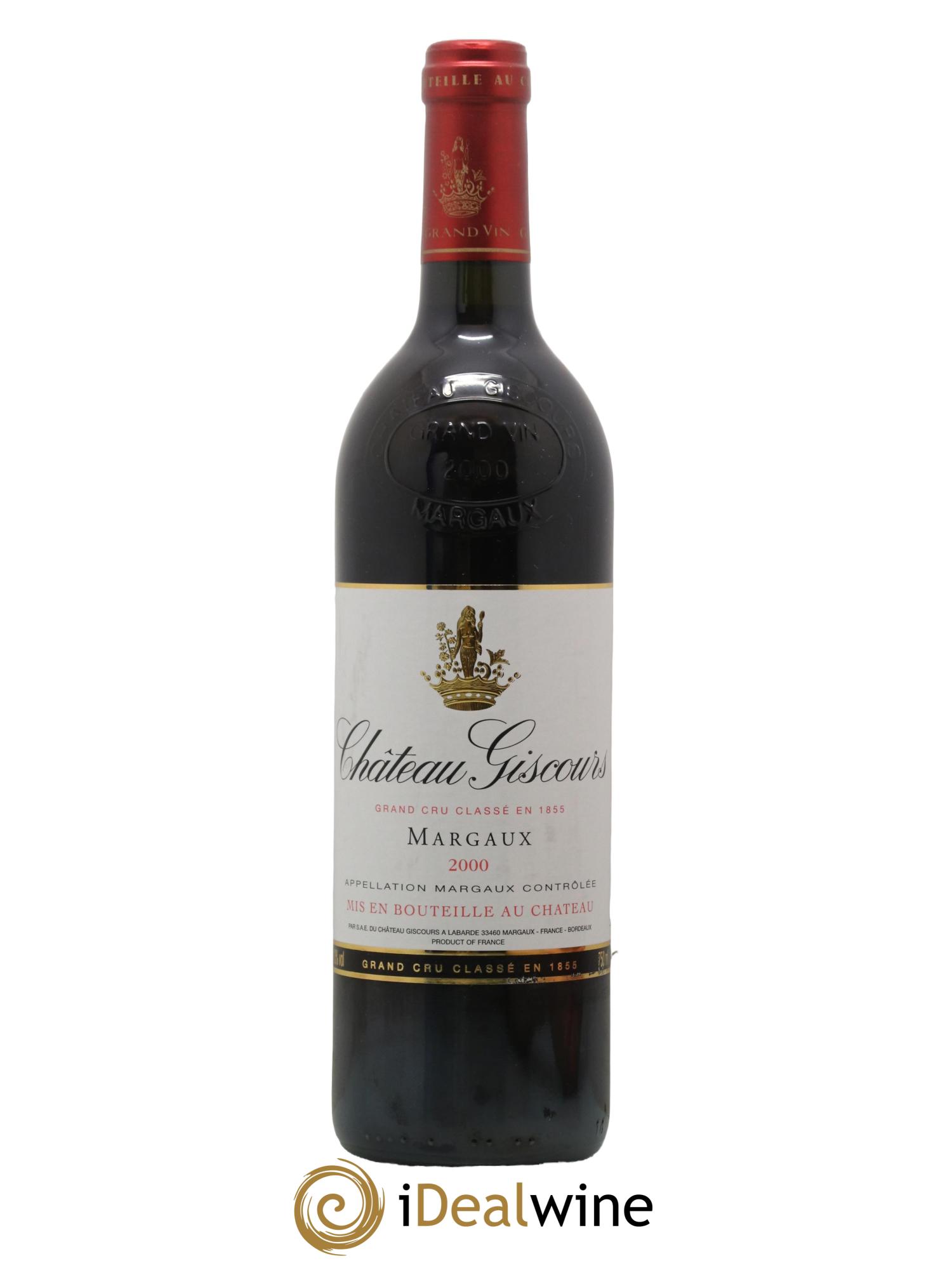 Château Giscours 3ème Grand Cru Classé 2000 - Lot de 1 bouteille - 0