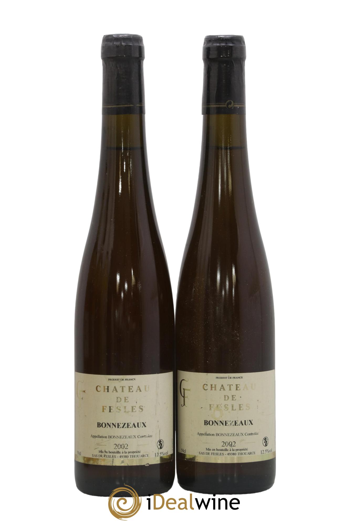 Bonnezeaux Château de Fesles 2002 - Posten von 2 Format 50cls - 0