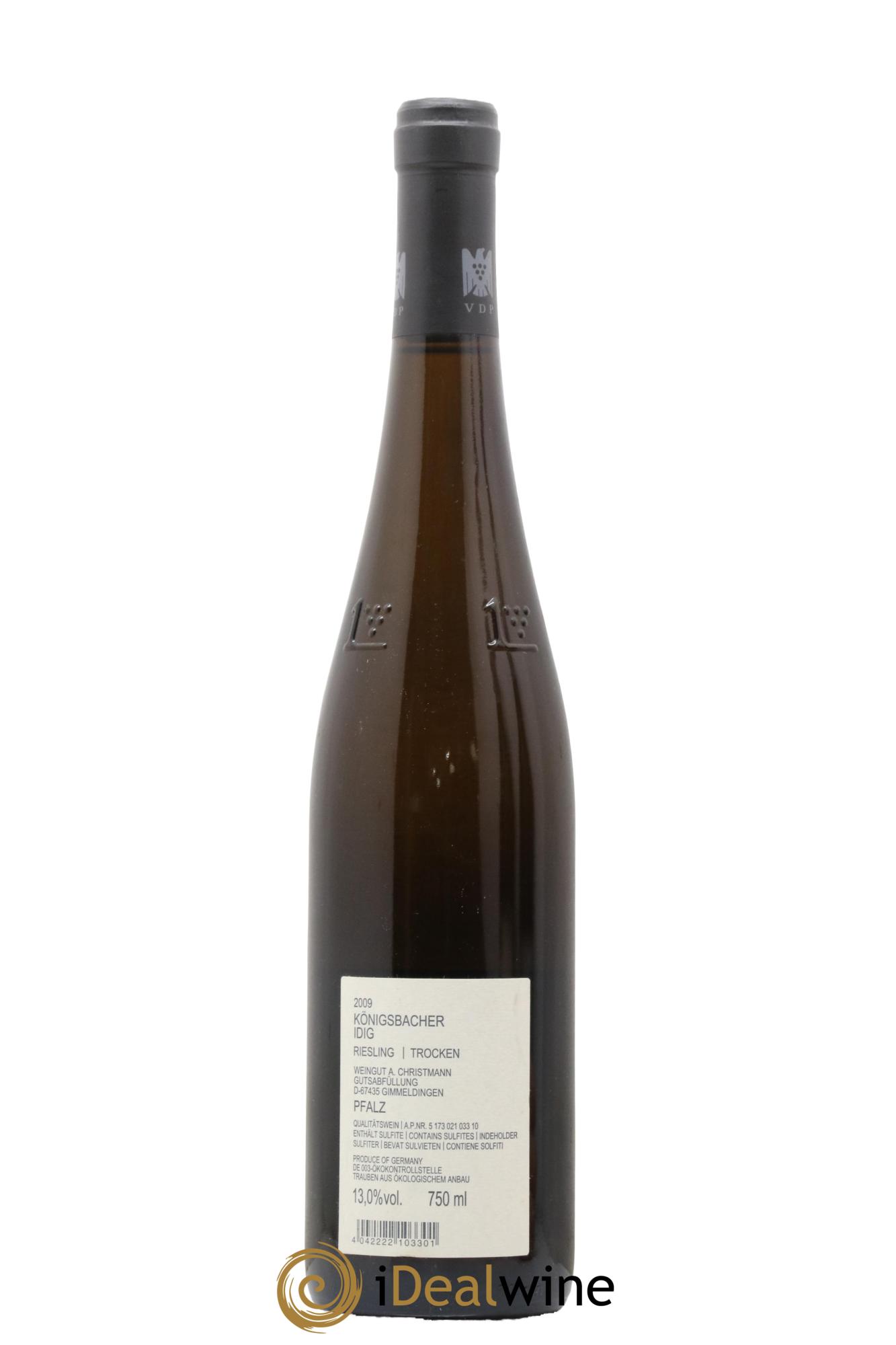Allemagne Pfalz Königsbacher Idig Riesling GG A.Christmann 2009 - Lot de 1 bouteille - 1