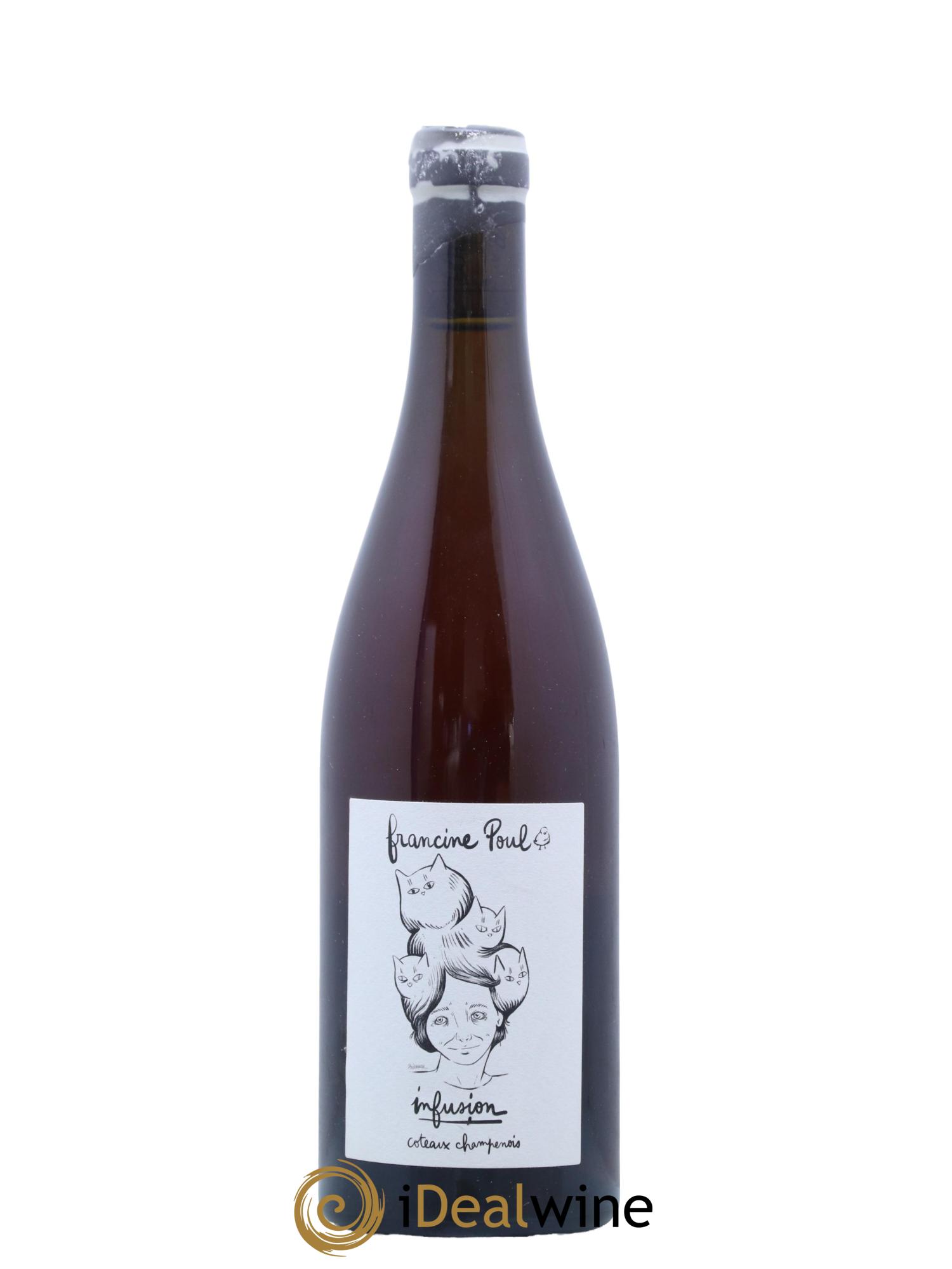 Coteaux Champenois Infusion de Pinot Meunier Domaine Francine Poul 2021 - Lot de 1 bouteille - 0