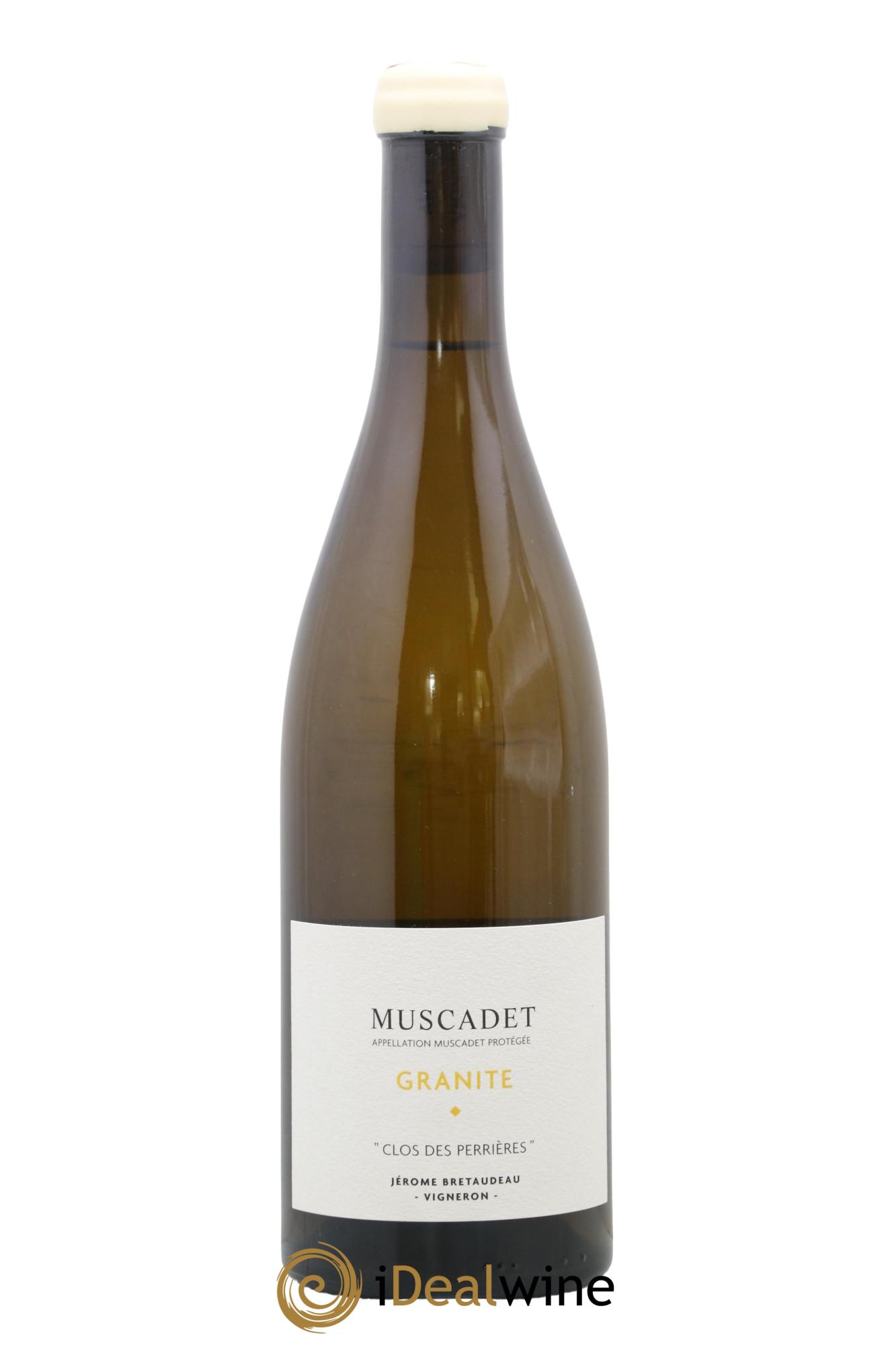 Muscadet-Sèvre-et-Maine Granite Clos des Perrières Jérôme Bretaudeau - Domaine de Bellevue 2020 - Lot de 1 bouteille - 0