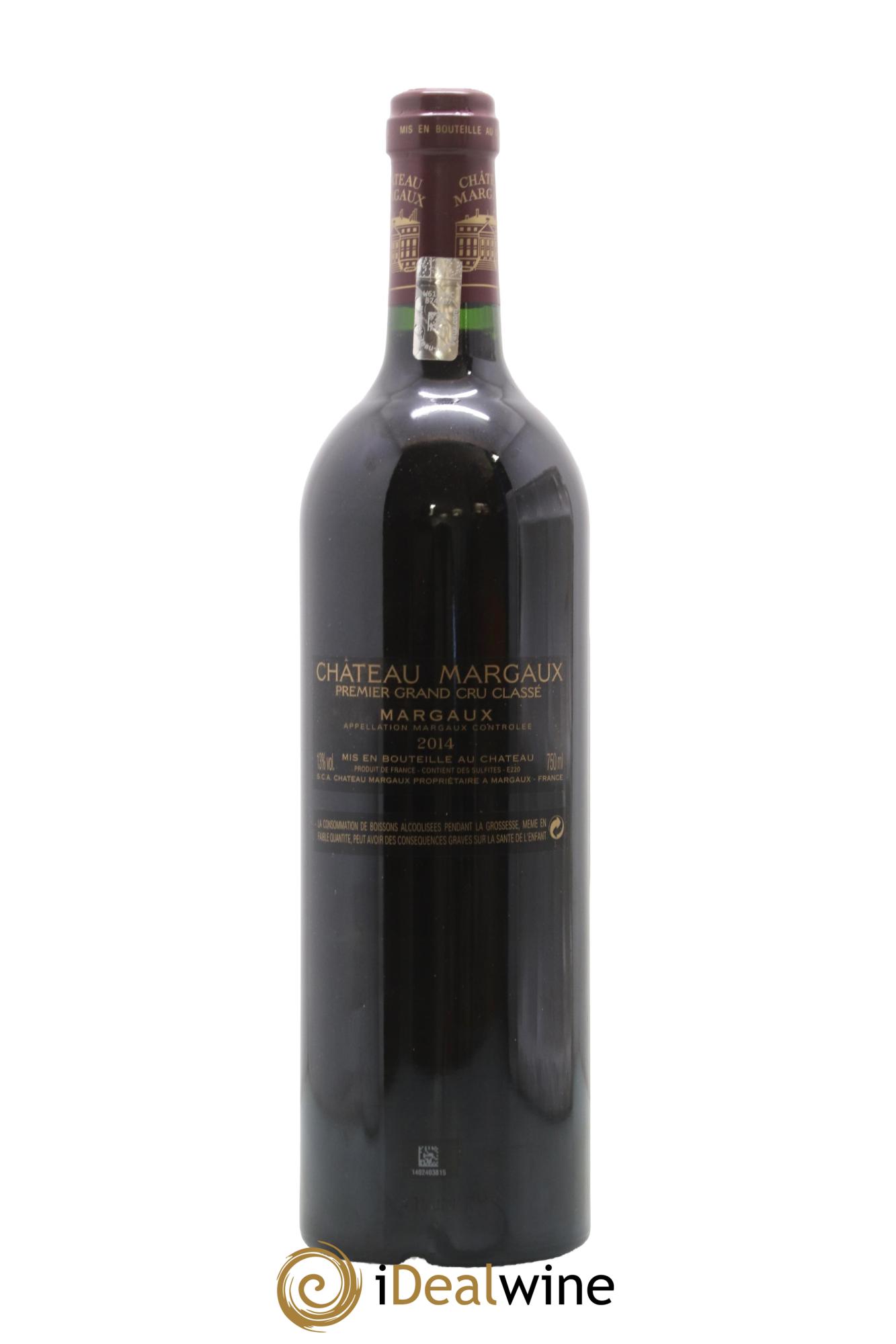 Château Margaux 1er Grand Cru Classé 2014 - Posten von 1 Flasche - 1