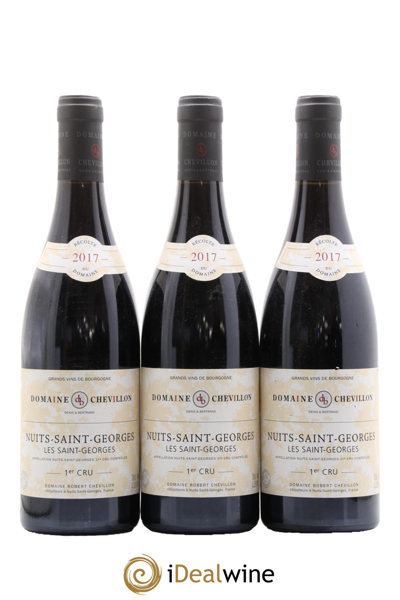Nuits-Saint-Georges 1er Cru Les Saint Georges Robert Chevillon 2017 - Lot de 3 bouteilles - 0