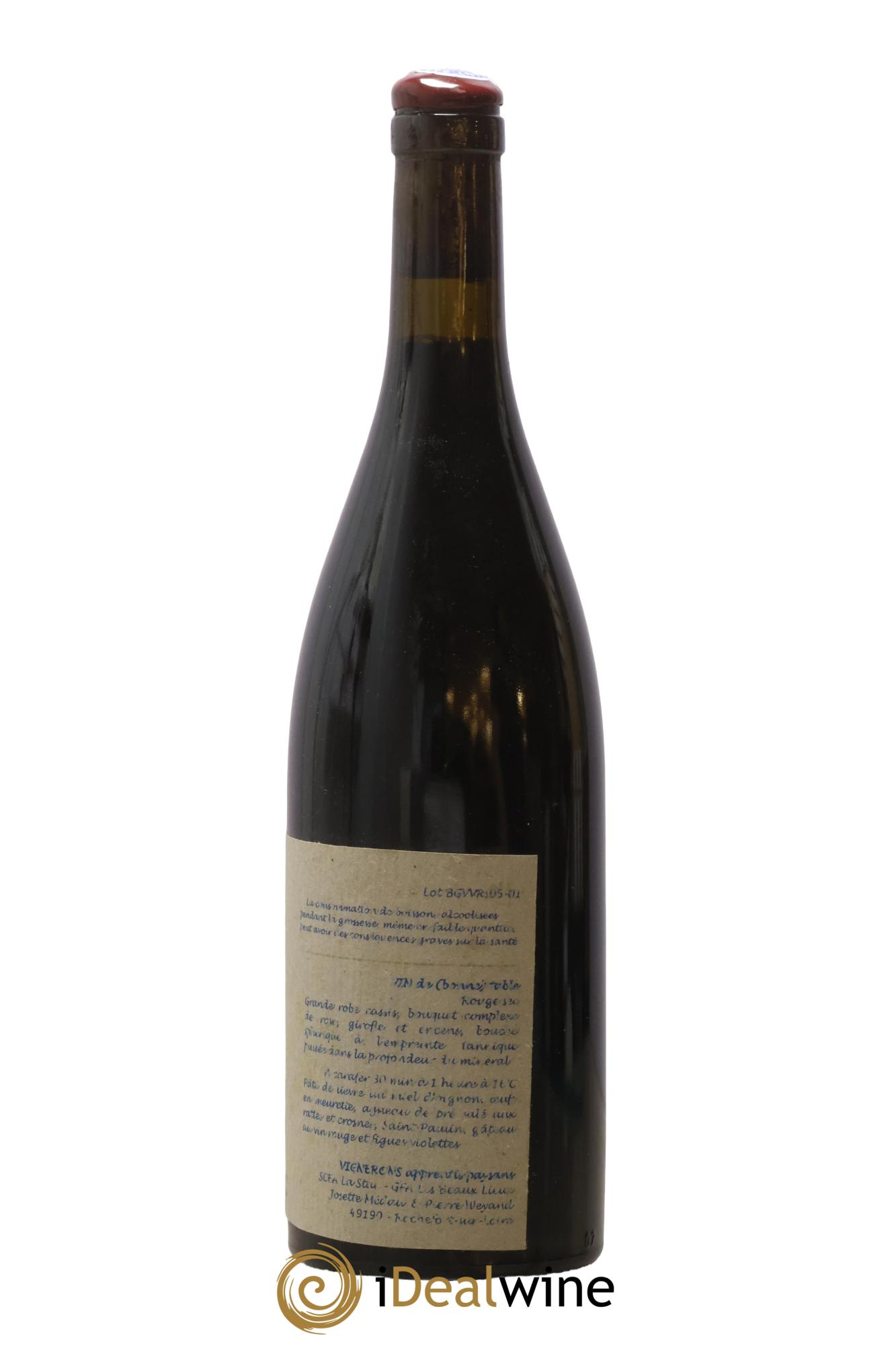 Vin de France Un vin de Terre Libre comme l'Air Le Sang de Lumière des Vieilles Vignes ... des Gasneries Josette Medau & Pierre Weyand 2005 - Posten von 1 Flasche - 2