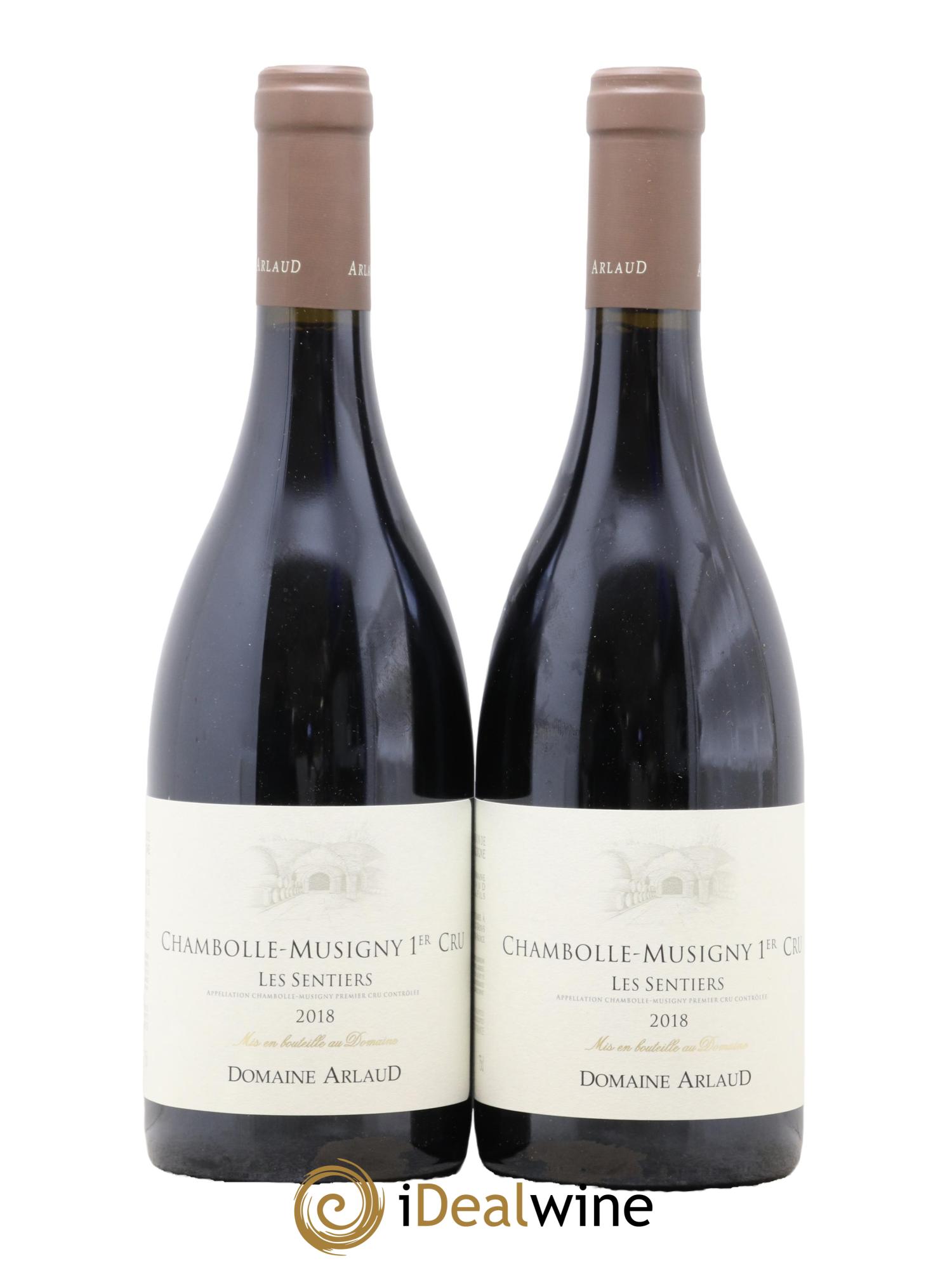 Chambolle-Musigny 1er Cru Les Sentiers Arlaud 2018 - Lot of 2 bottles - 0