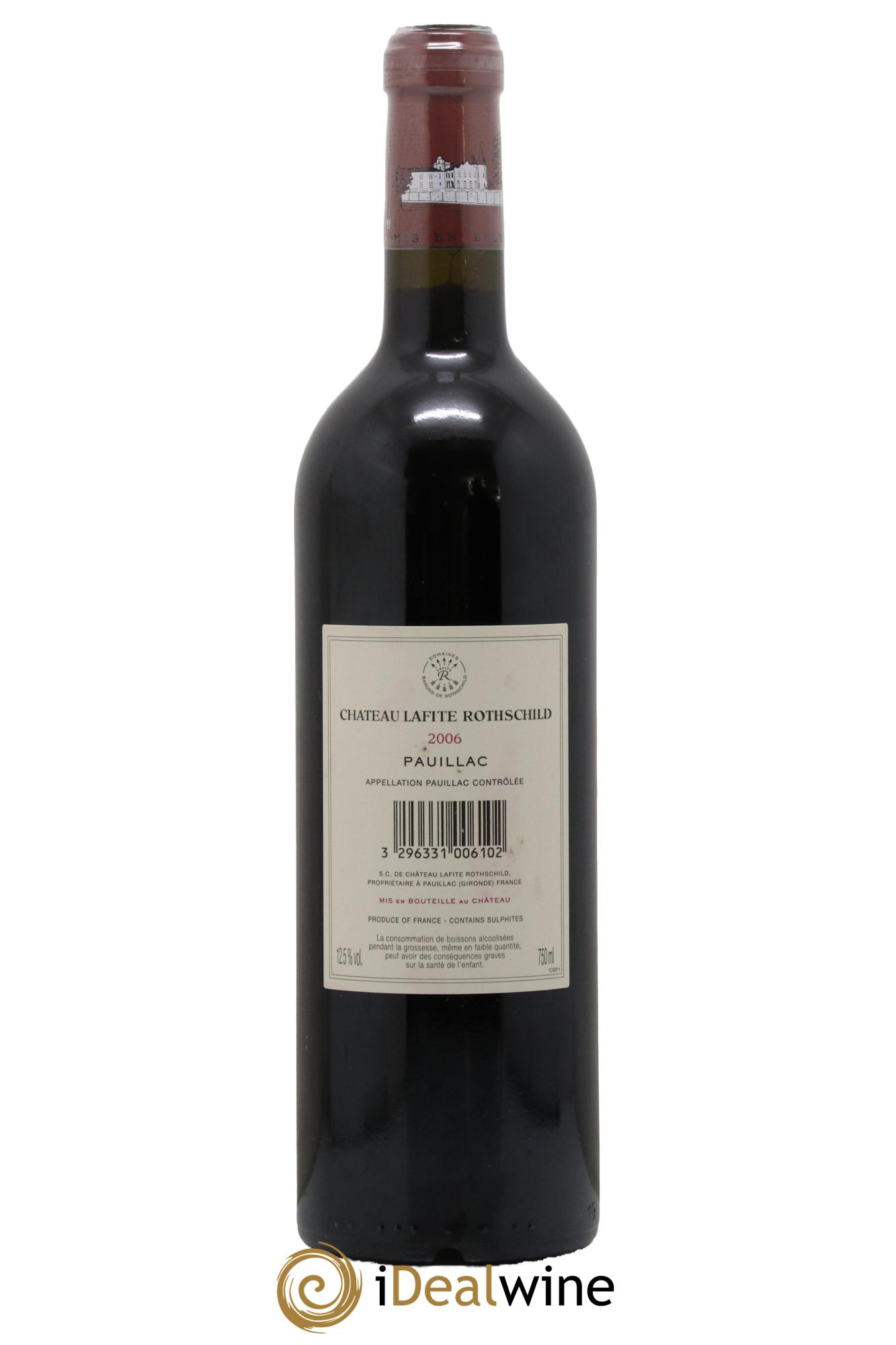 Château Lafite Rothschild 1er Grand Cru Classé 2006 - Lot of 1 bottle - 1