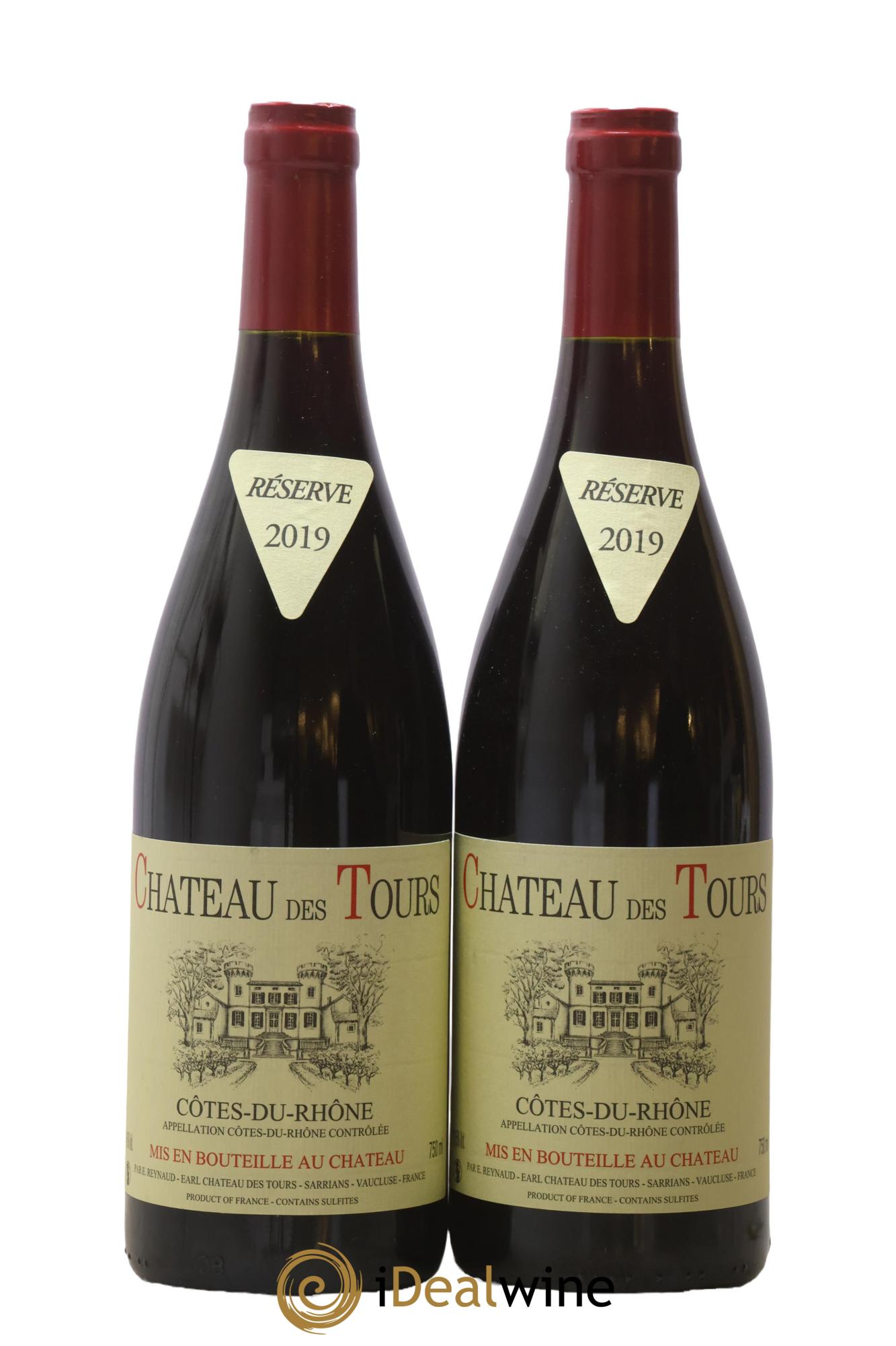 Côtes-du-Rhône Château des Tours Emmanuel Reynaud 2019 - Posten von 2 Flaschen - 0