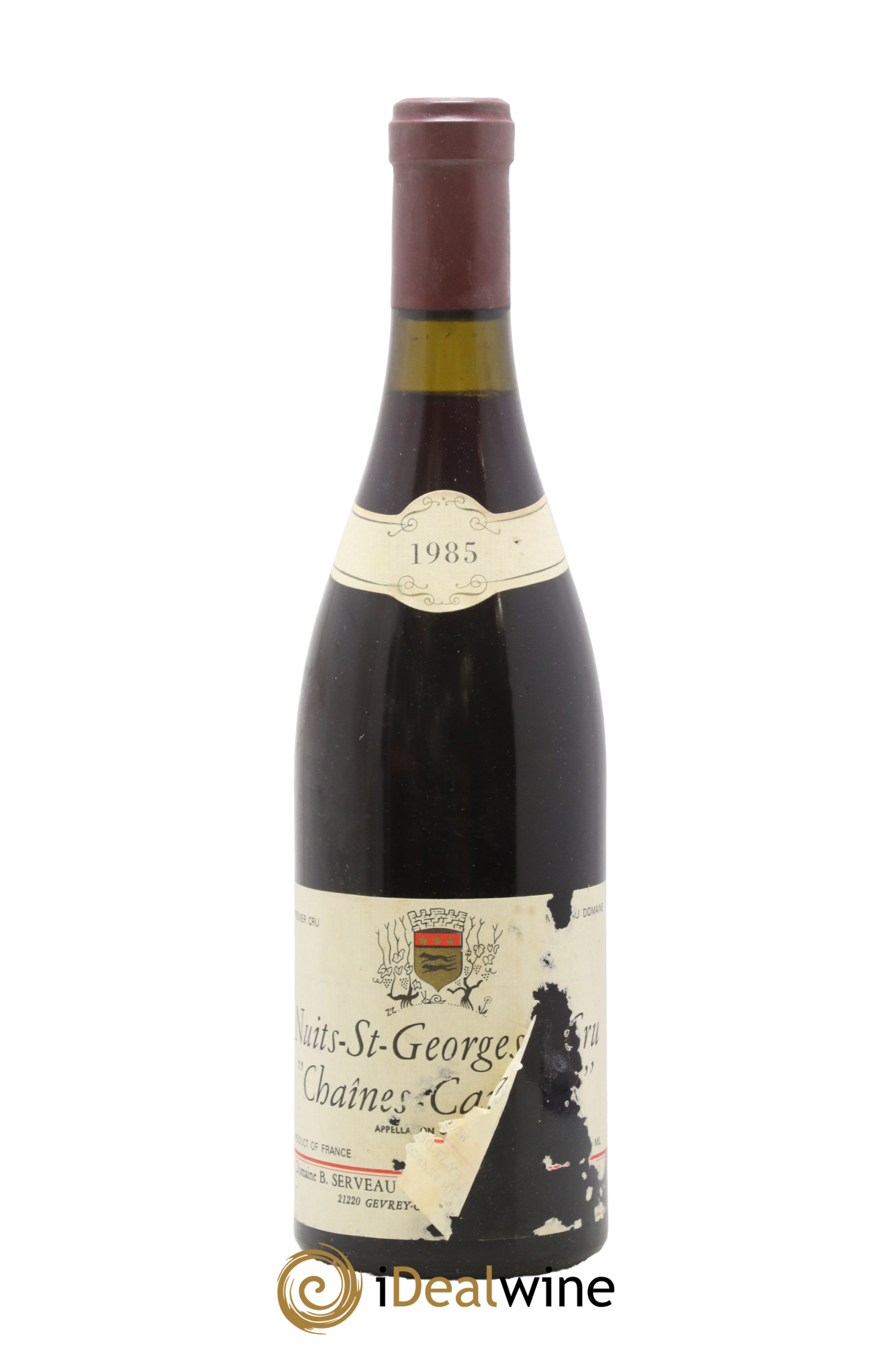 Nuits-Saint-Georges 1er Cru Chaines Carteaux Serveau 1985 - Lot de 1 bouteille - 0