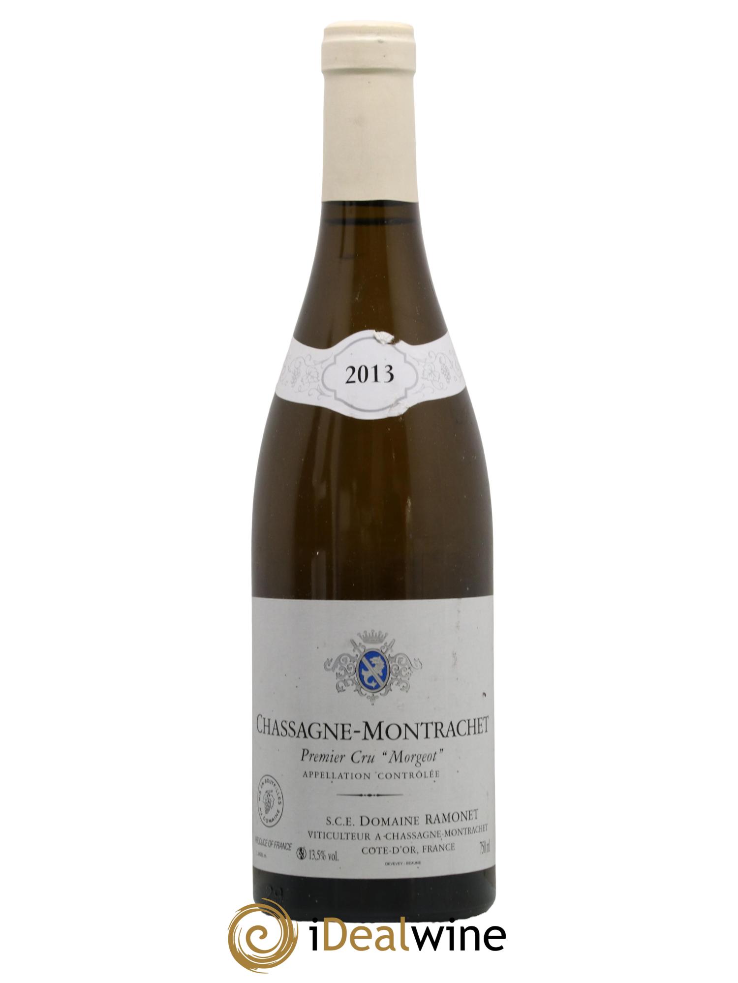 Chassagne-Montrachet 1er Cru Morgeot Ramonet (Domaine) 2013 - Lot de 1 bouteille - 0