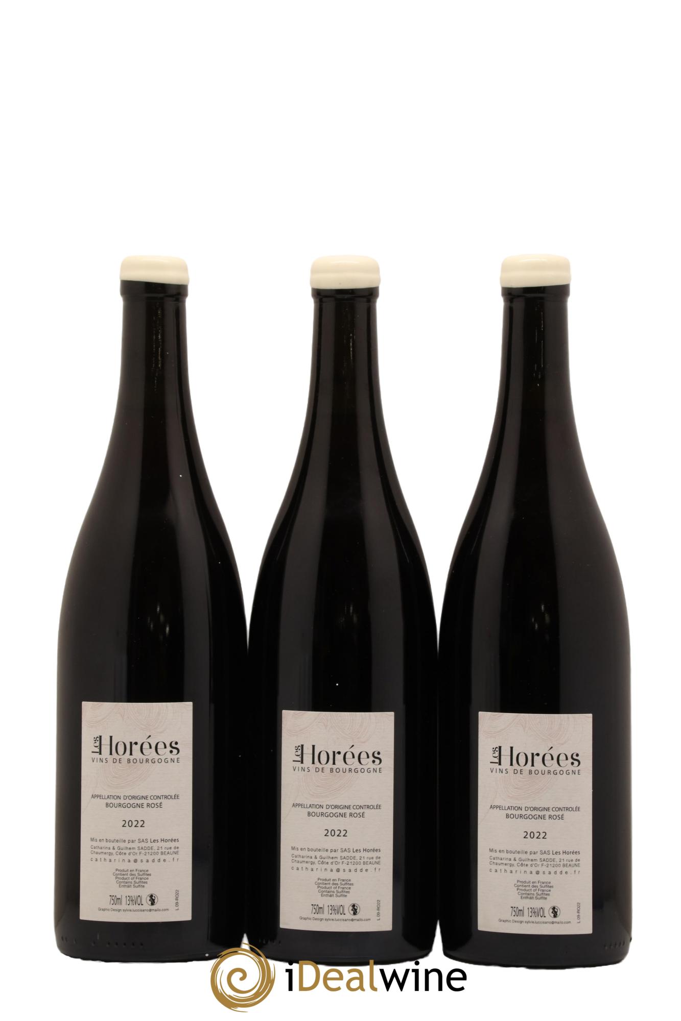 Bourgogne Rosé Bonheur Les Horées 2022 - Lot de 3 bouteilles - 1