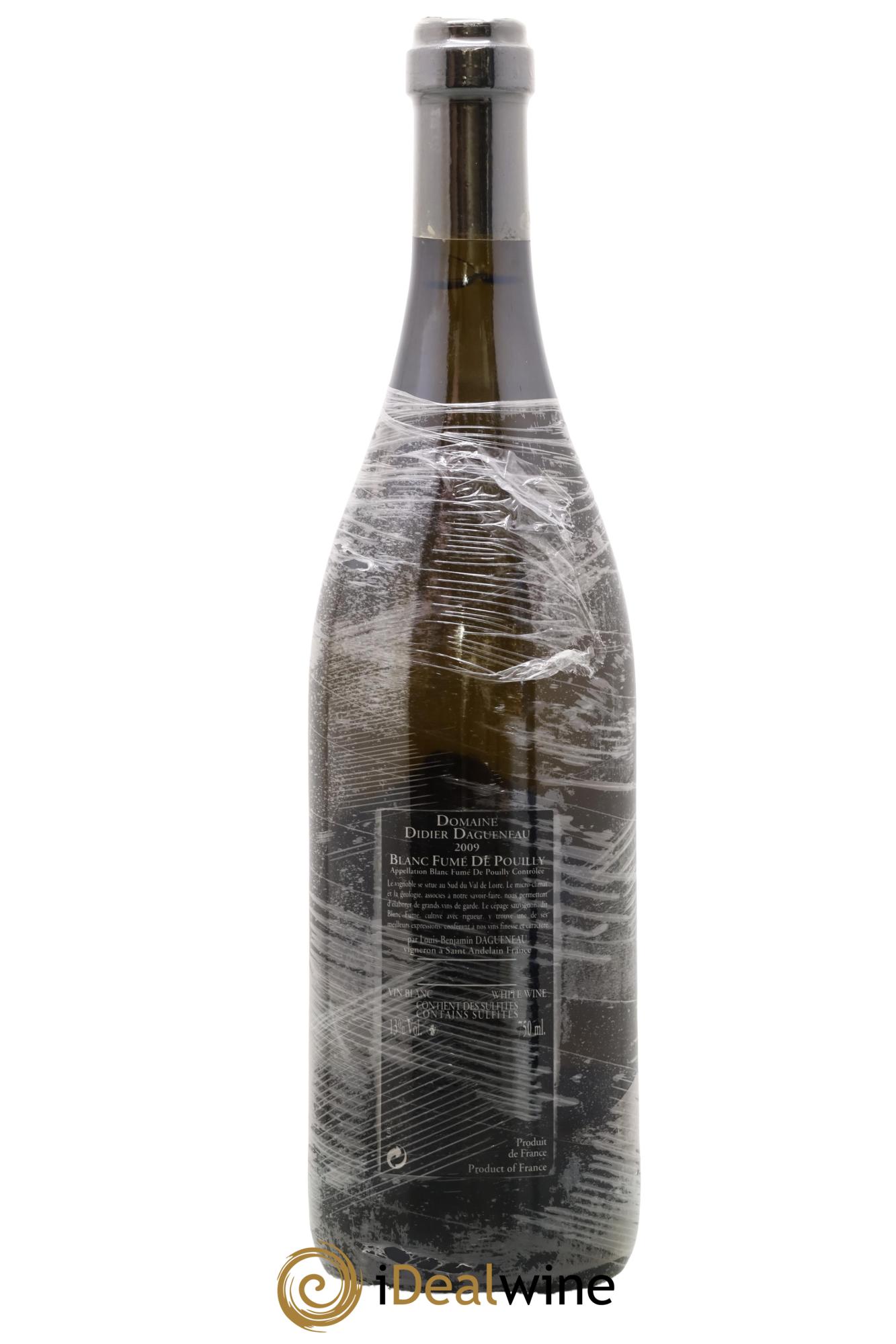 Vin de France (anciennement Pouilly-Fumé) Silex Dagueneau (Domaine Didier - Louis-Benjamin) 2009 - Lot de 1 bouteille - 1