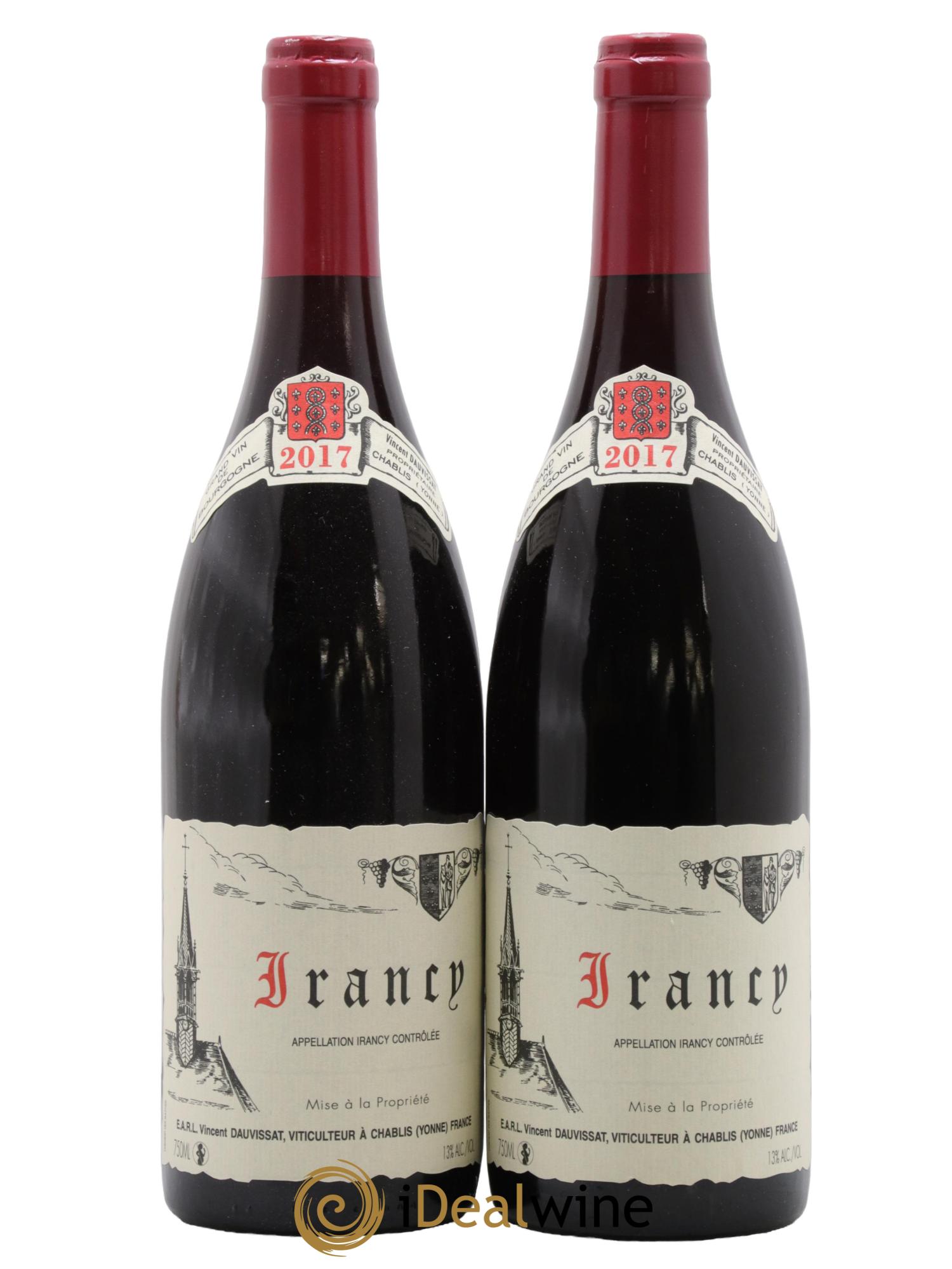 Irancy Vincent Dauvissat (Domaine) 2017 - Posten von 2 Flaschen - 0