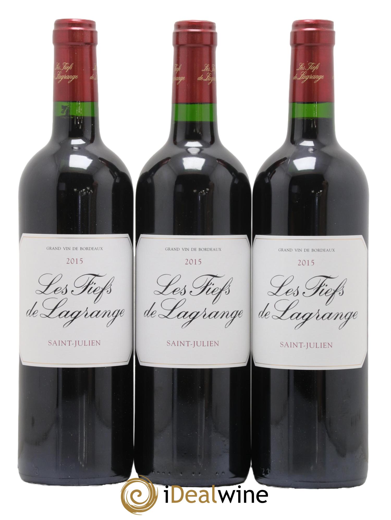 Les Fiefs de Lagrange Second Vin  2015 - Posten von 6 Flaschen - 2