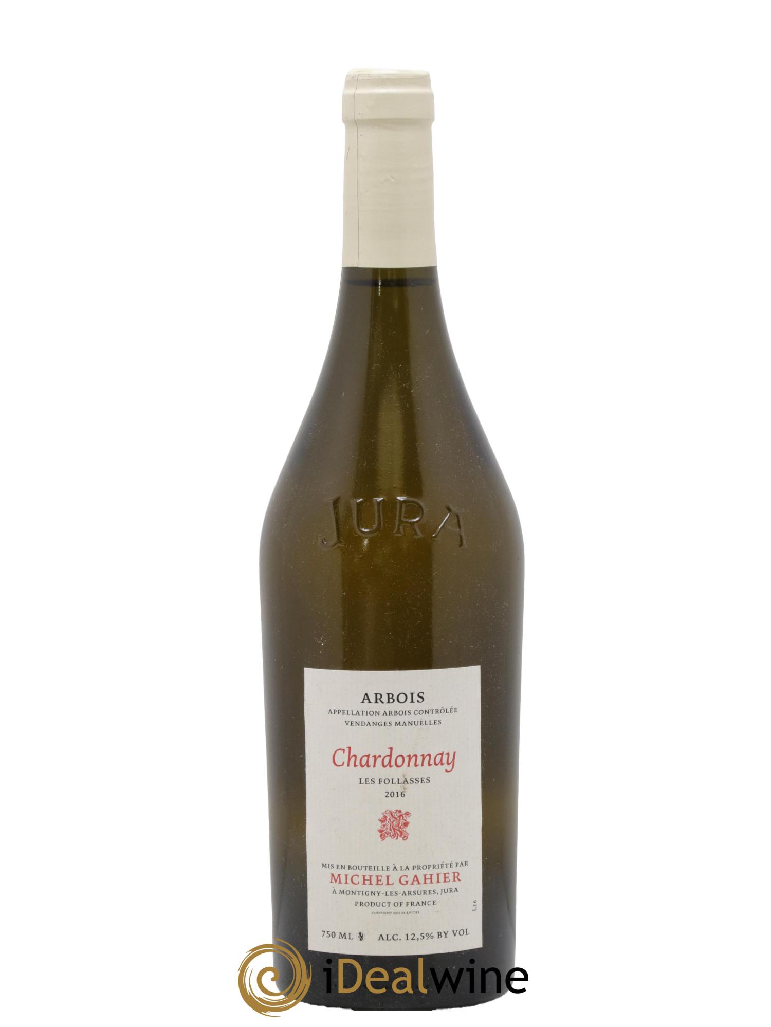 Arbois Les Follasses Michel Gahier 2016 - Lot de 1 bouteille - 0
