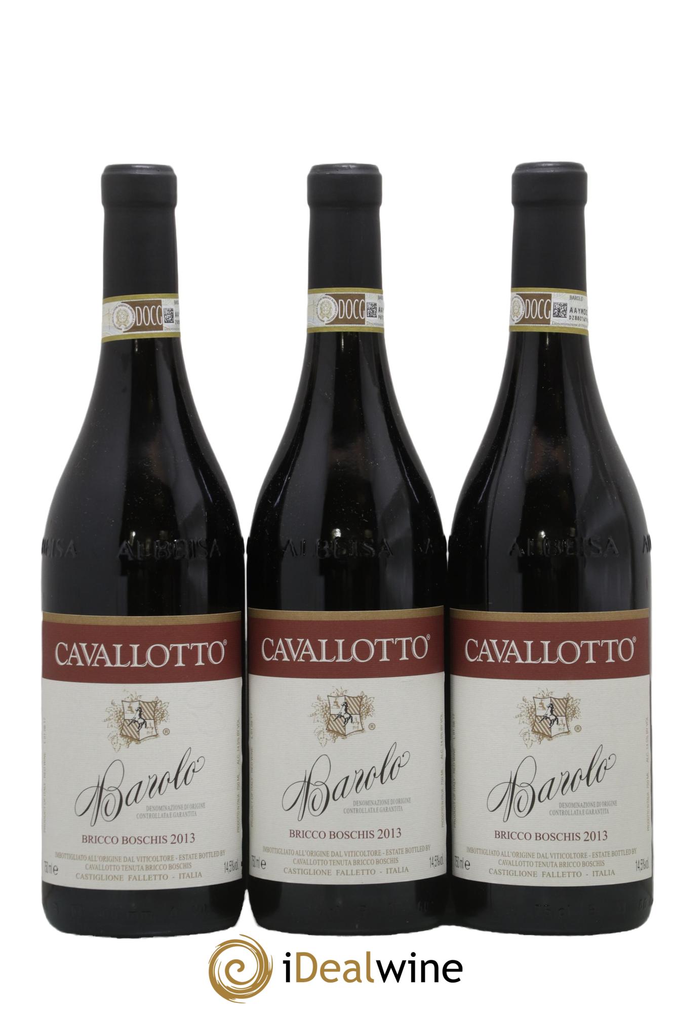 Barolo DOCG Bricco Boschis Cavallotto 2013 - Posten von 3 Flaschen - 0