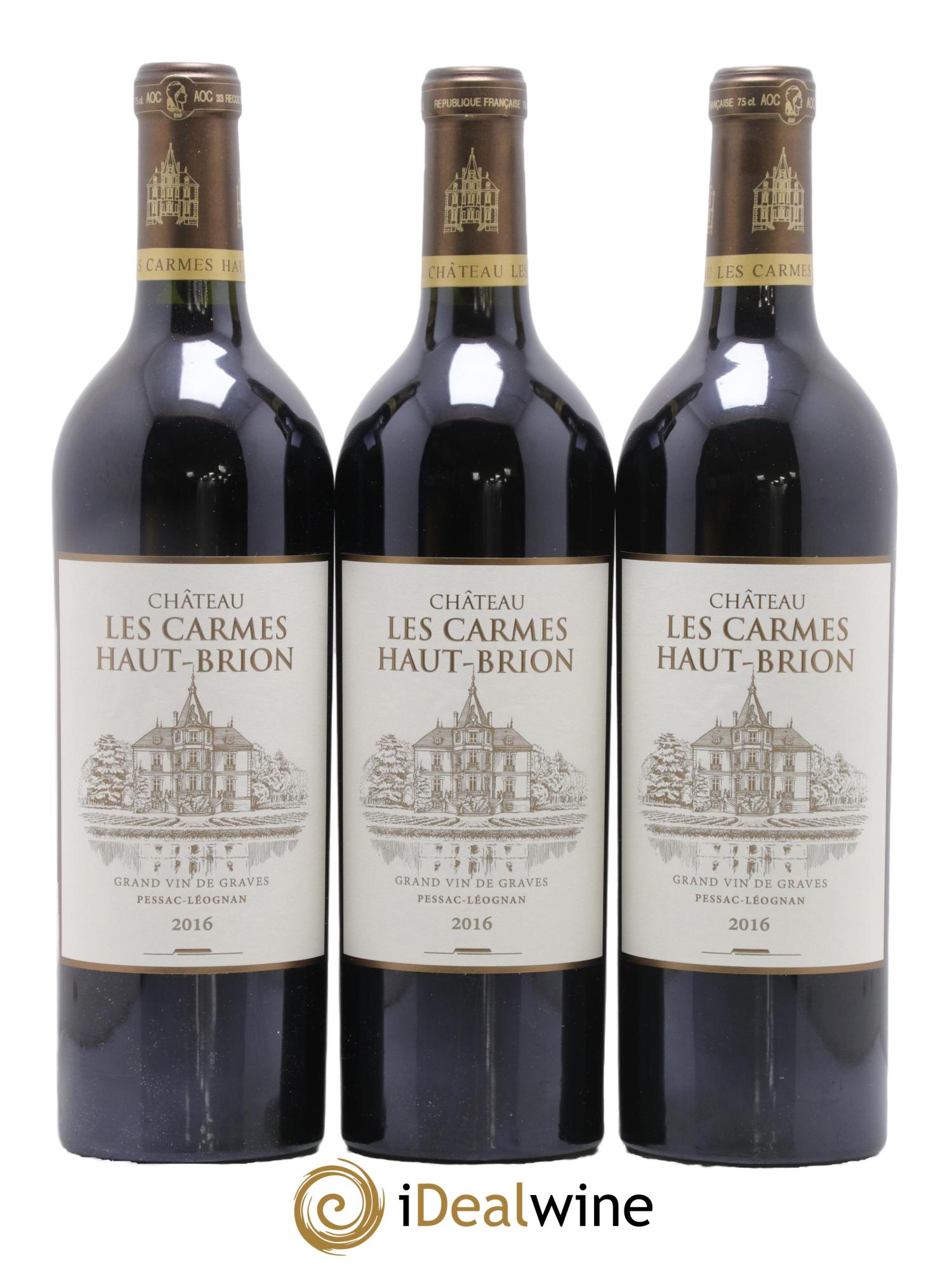 Château Les Carmes Haut-Brion 2016 - Lotto di 6 bottiglie - 1