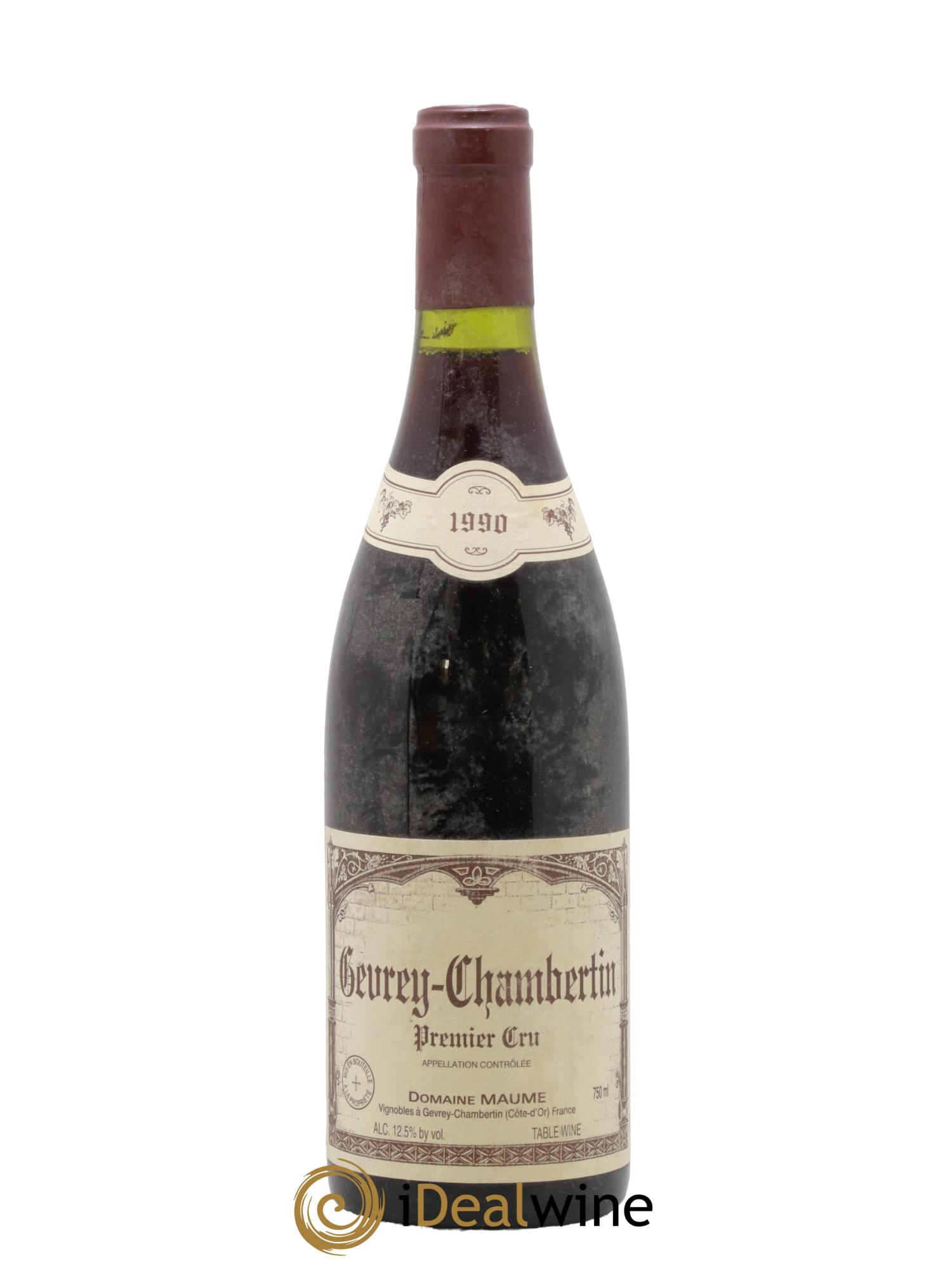 Gevrey-Chambertin 1er Cru Maume (Domaine) 1990 - Lot de 1 bouteille - 0