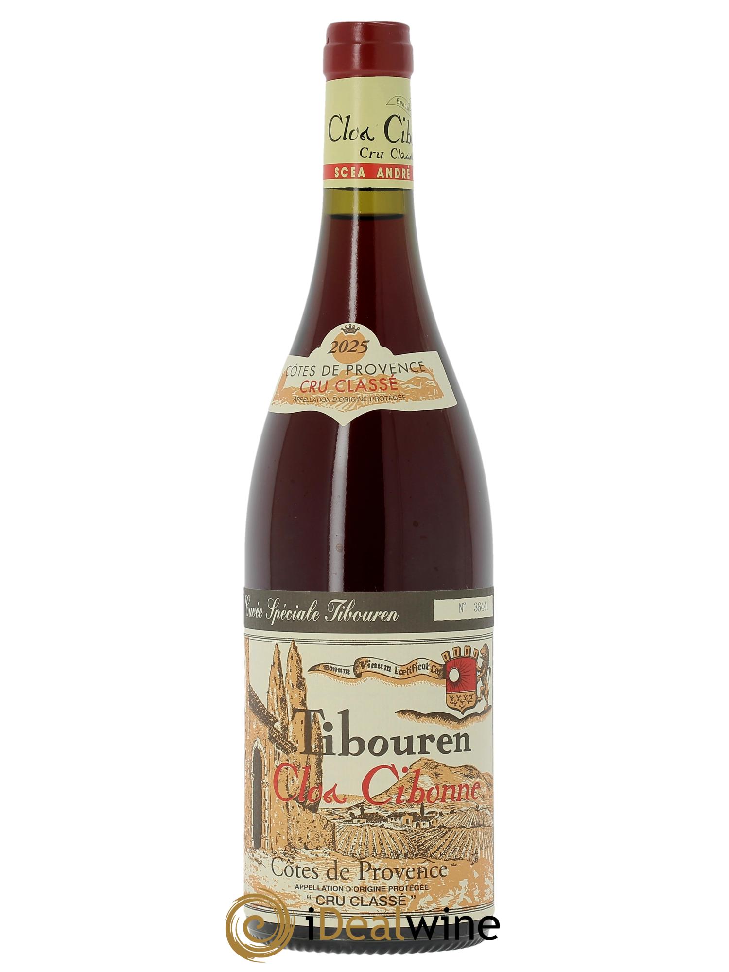 Côtes de Provence Cuvée Spéciale Tibouren Clos Cibonne 2025 - Lot de 1 bouteille - 0