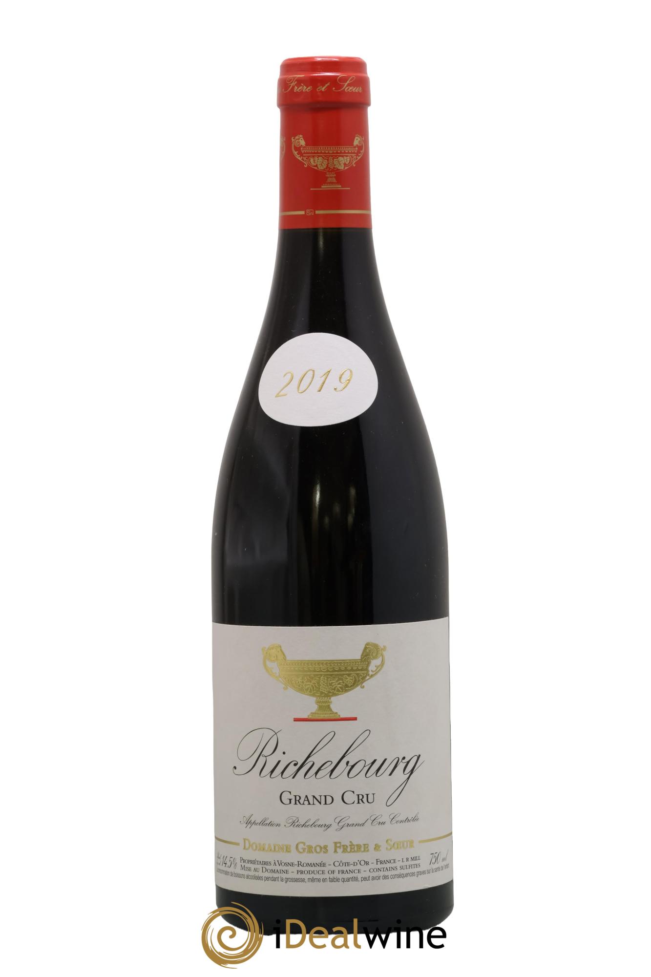Richebourg Grand Cru Gros Frère & Soeur 2019 - Lot of 1 bottle - 0